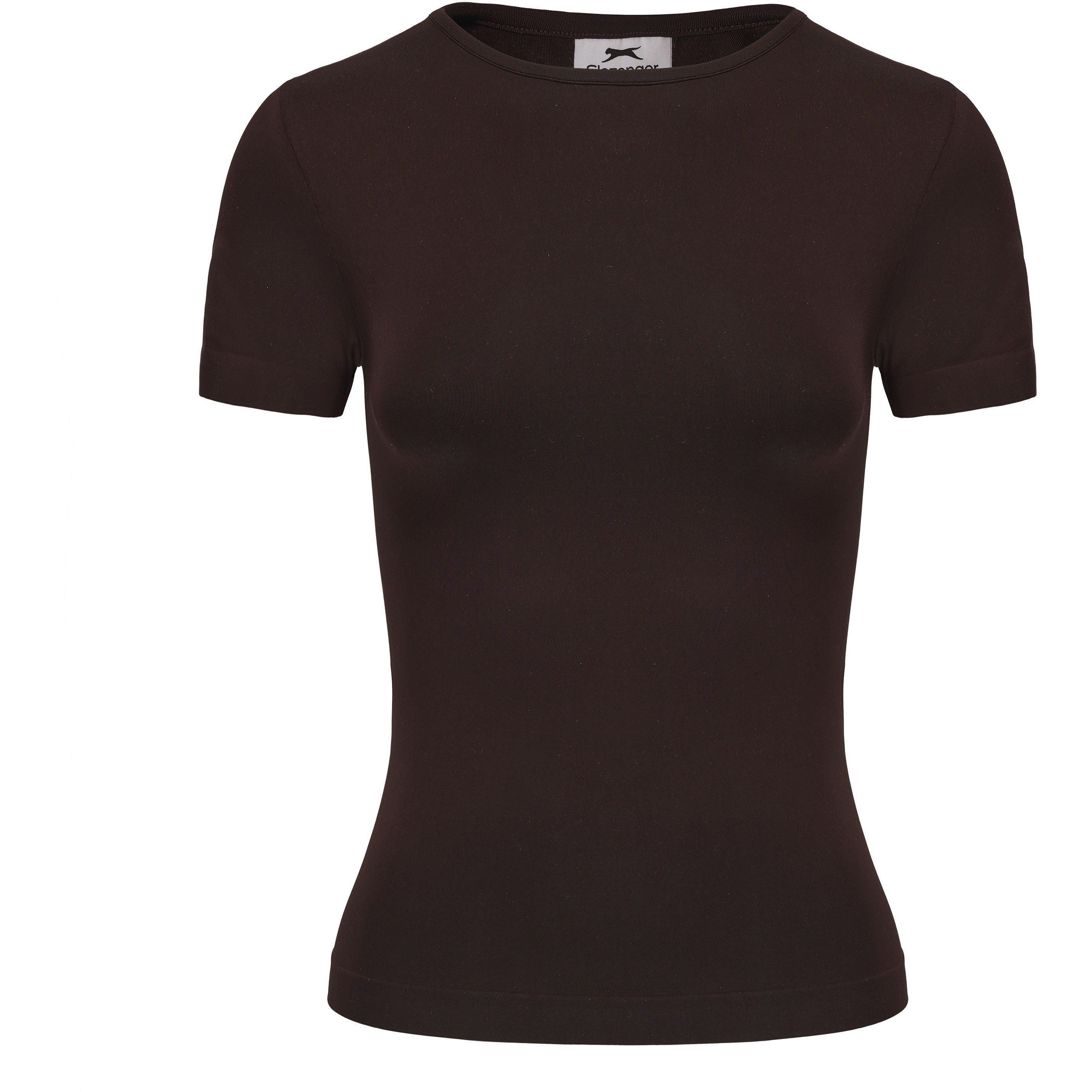 Schokolade/Zucker - Slazenger - Fit Short Sleeve T-shirt Womens - 2