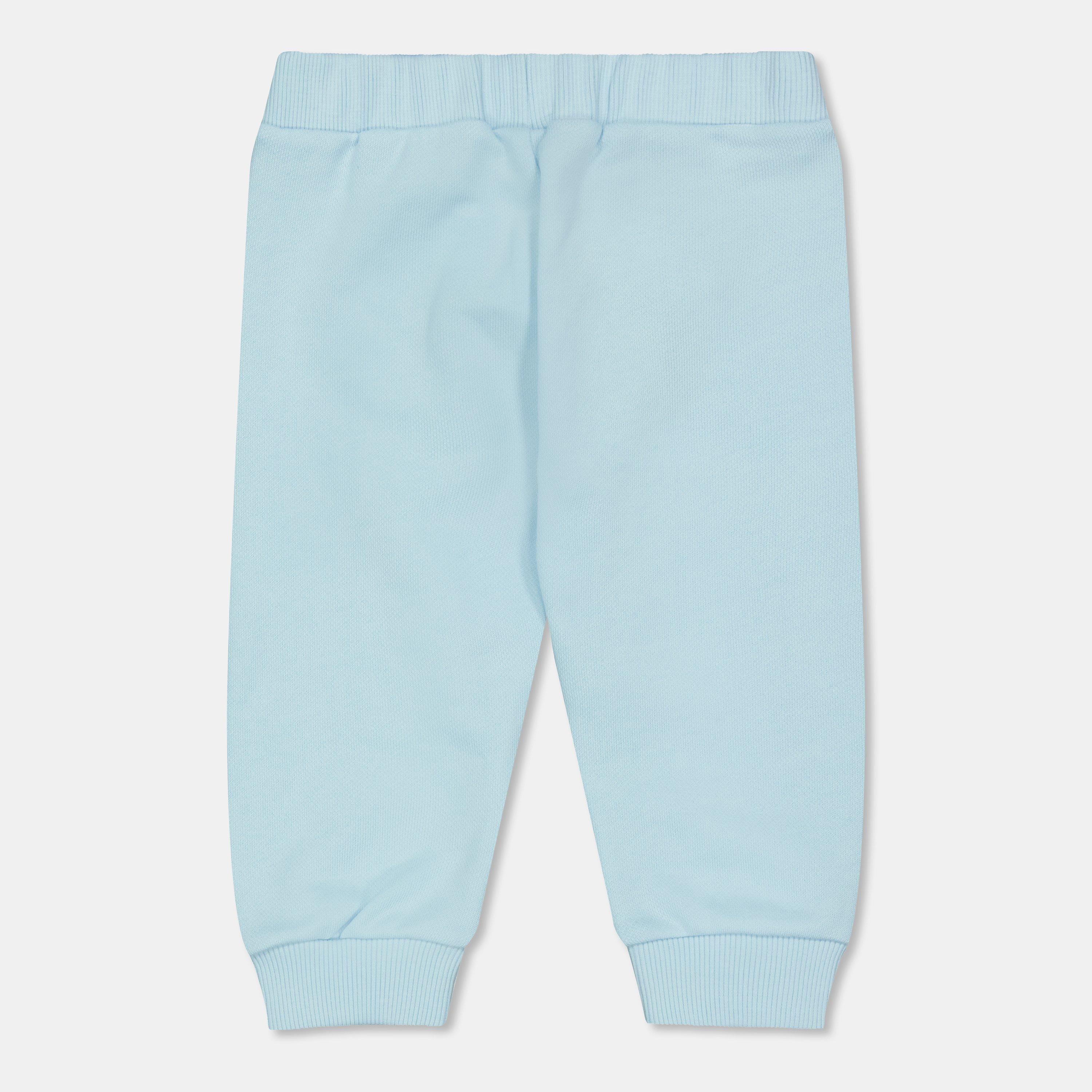 Blue 60RBL - Balmain - Kids' Logo Closed Hem Fleece Joggers - 2