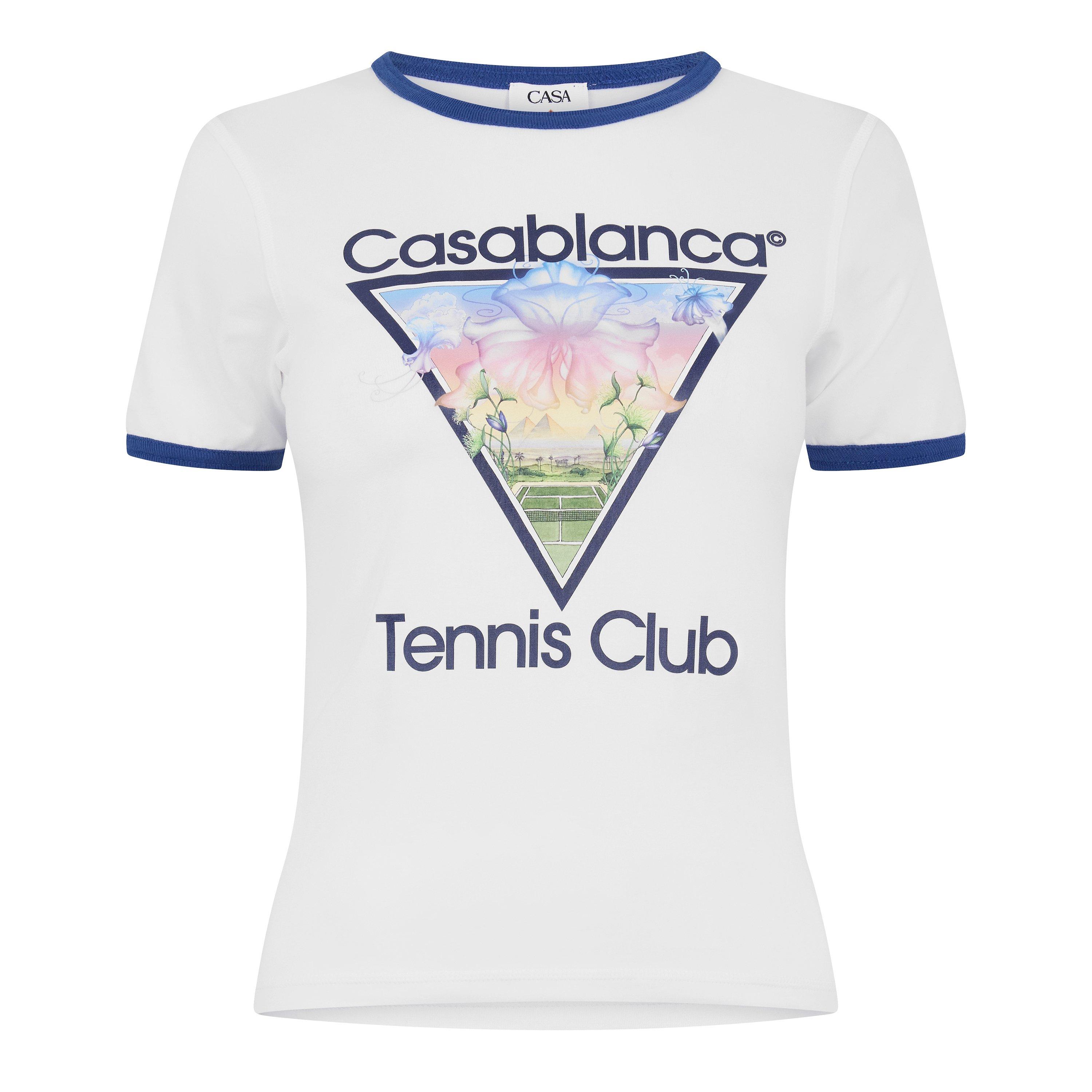 White - Casablanca - Casa Ringer Tee Ld64 - 1