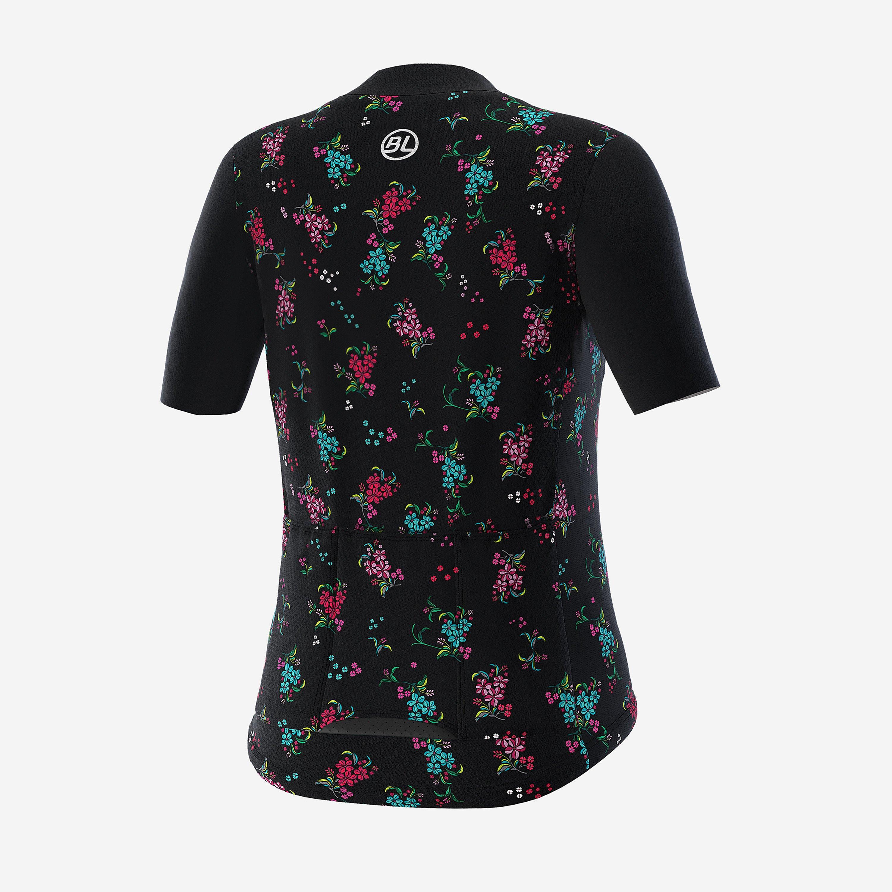 Crna - Bicycle Line - Garda Short Sleeve UPF 30+ Short Sleeve Cycling Jersey - 2