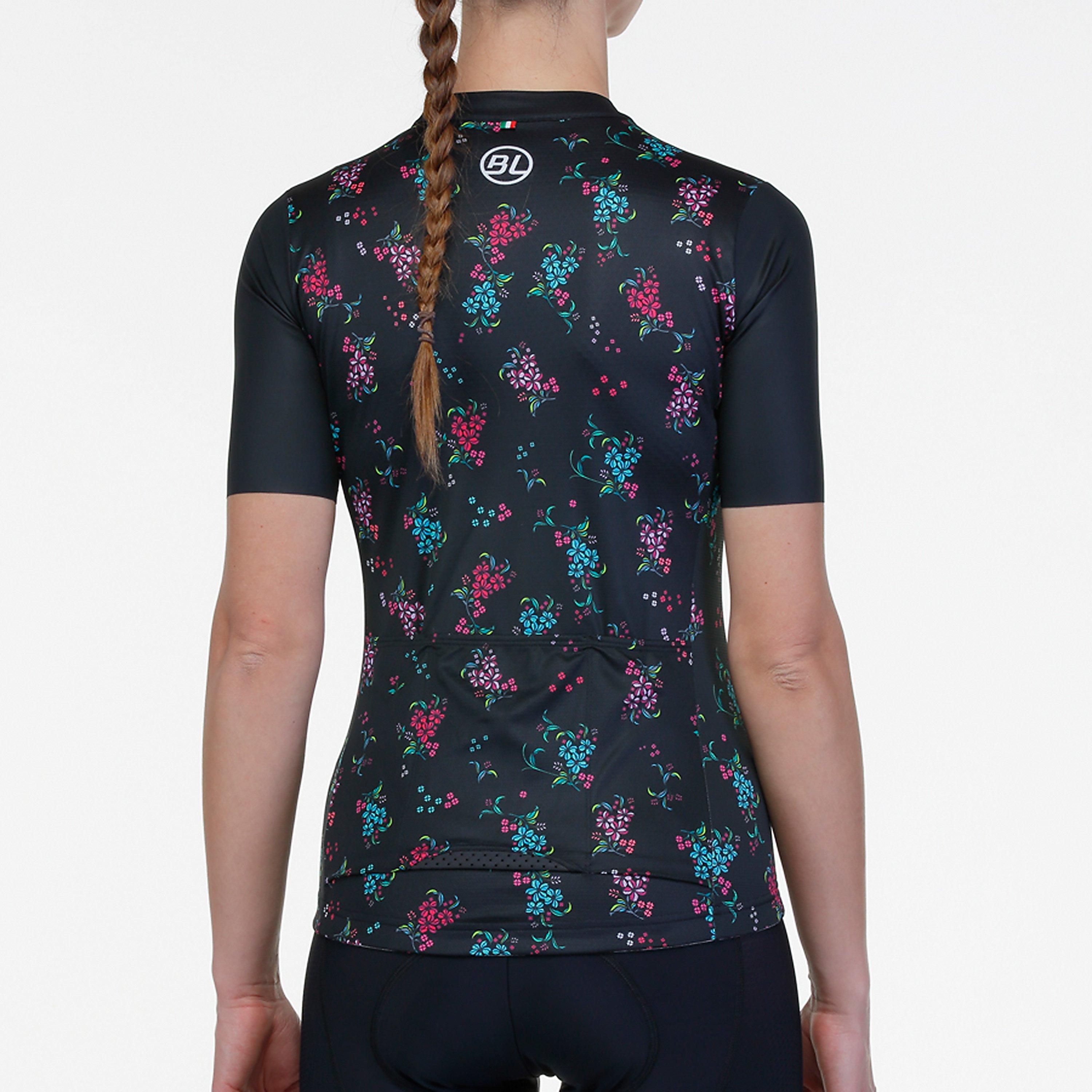 Crna - Bicycle Line - Garda Short Sleeve UPF 30+ Short Sleeve Cycling Jersey - 4