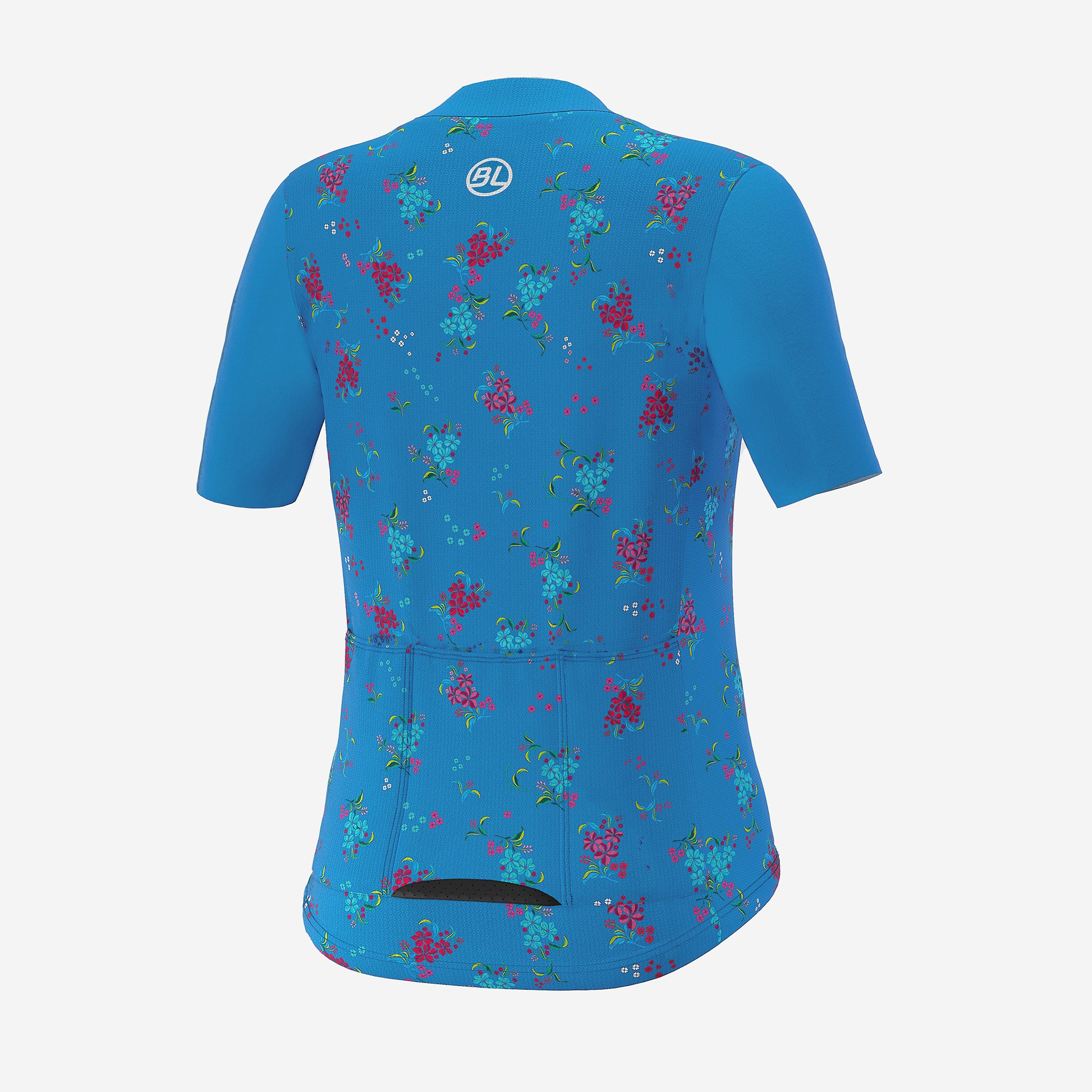 Teal Green - Bicycle Line - Women's Garda Short Sleeve UPF 30+ Short Sleeve Cycling Jersey - 2
