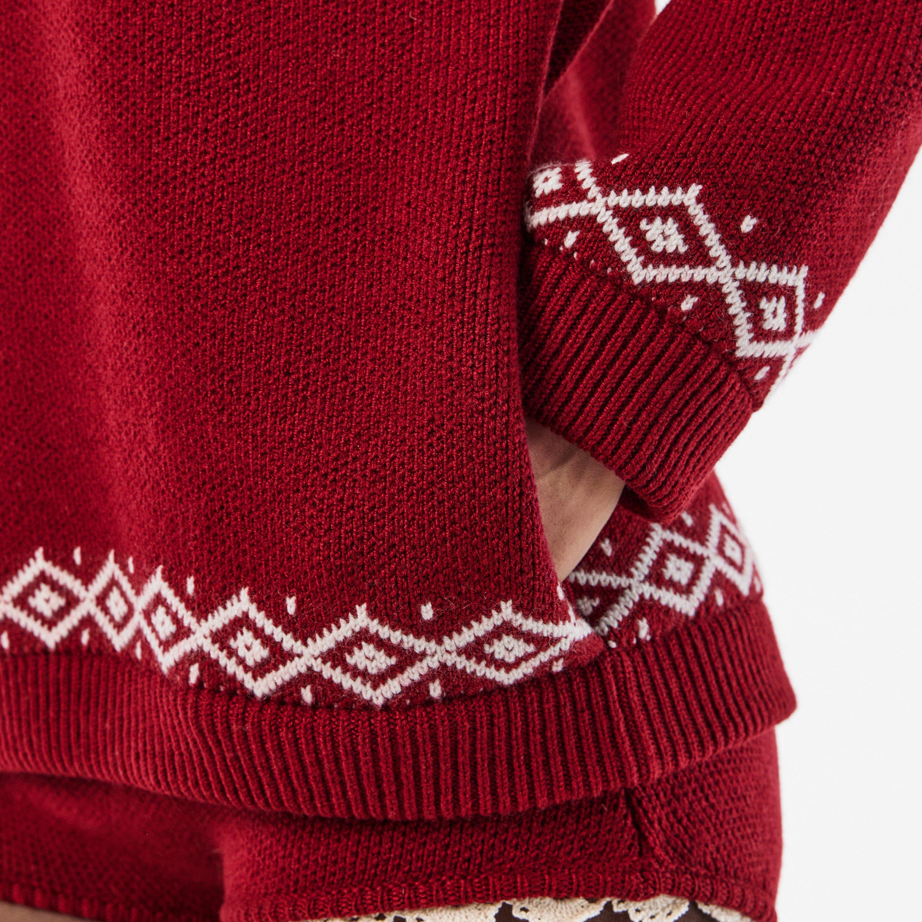 Bordeaux - Magda Butrym - Women's Crew Neck Jumper - 5