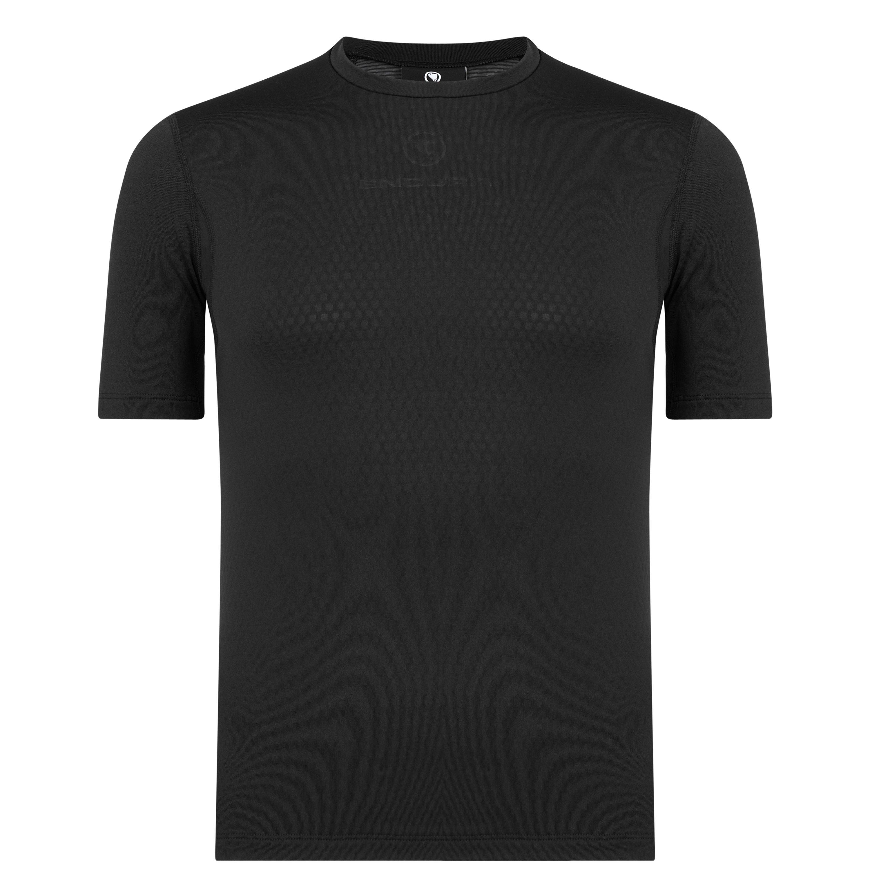 Endura Men's Transloft Short Sleeve Baselayer - Black - M