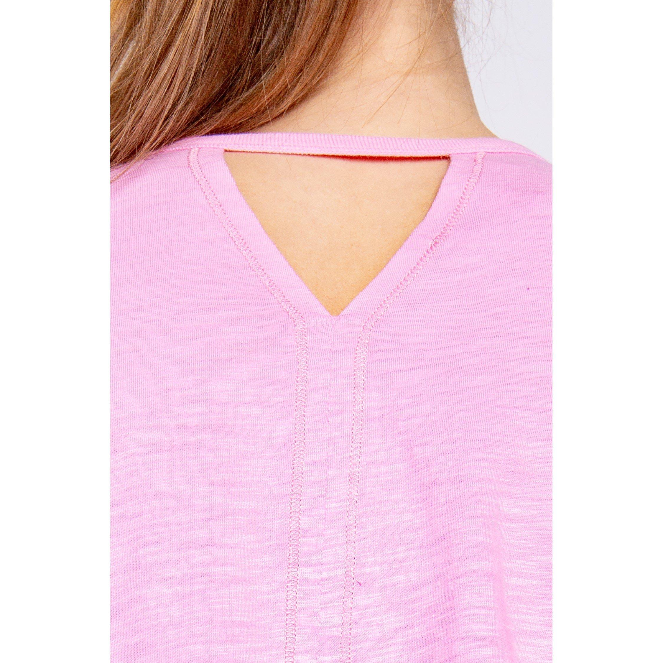 Puderpink - PJ Salvage - Salvage Back To Basics Short Sleeve Crew Neck Tee - 4
