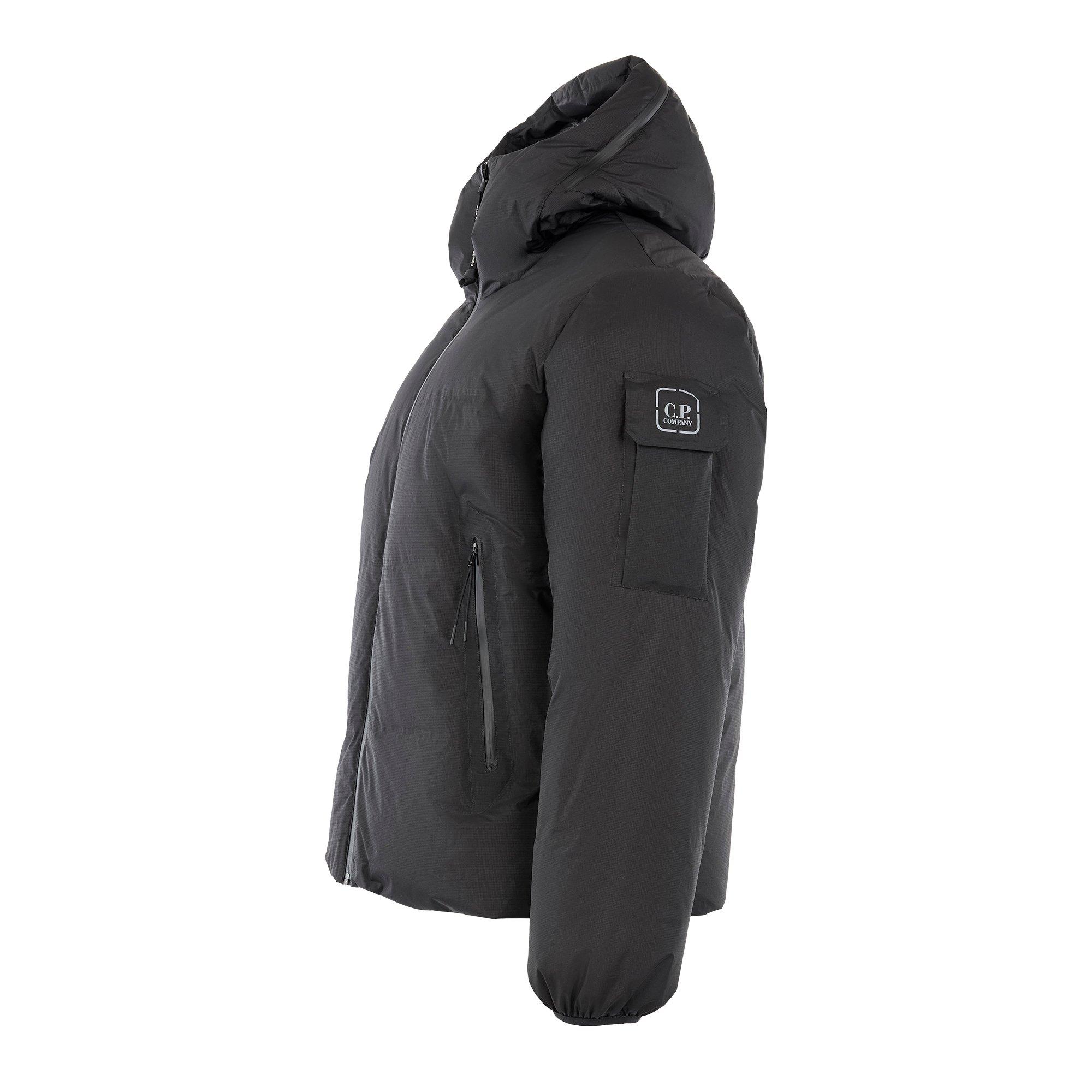 Black 999 - CP Company Metropolis - Men's Pertex Hooded Medium Puffer Jacket - 2