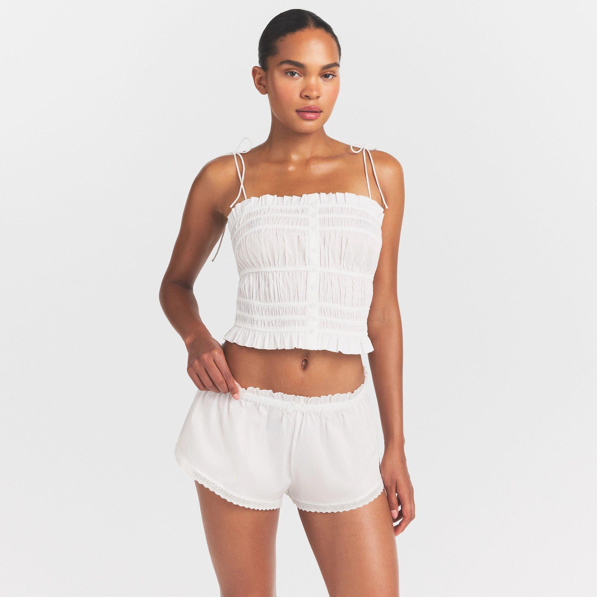 SNOW - SKIMS - Women's Woven Tracksuit Shorts - 2