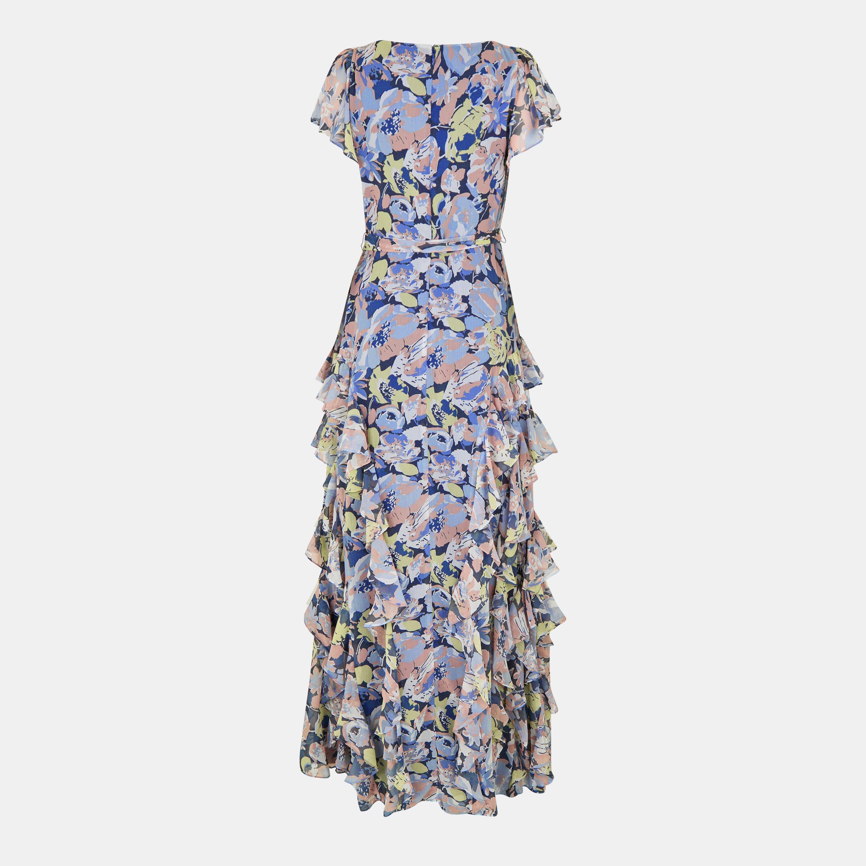 Blue Multi - Lauren by Ralph Lauren - Kimbinell Gown - 2