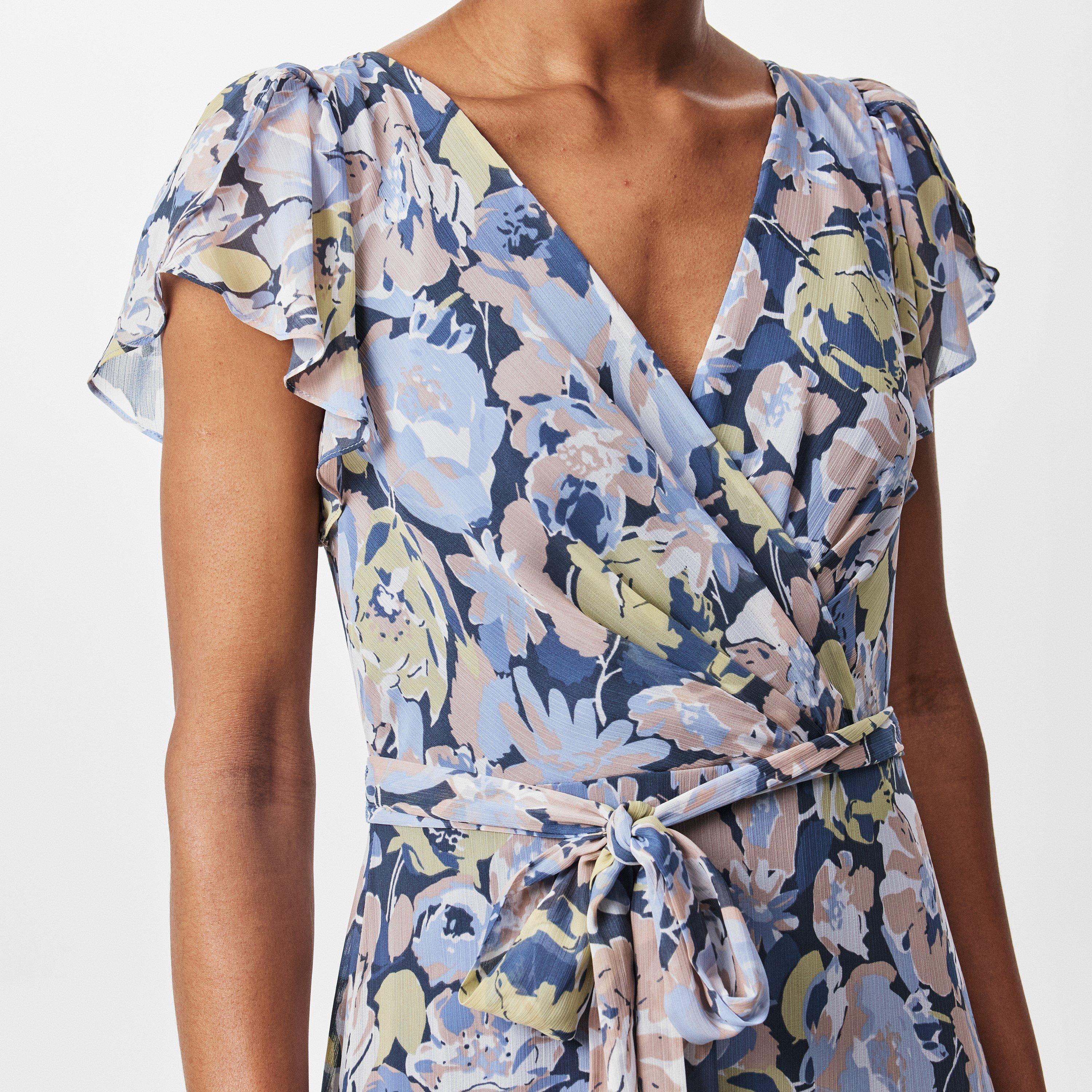 Blue Multi - Lauren by Ralph Lauren - Kimbinell Gown - 5