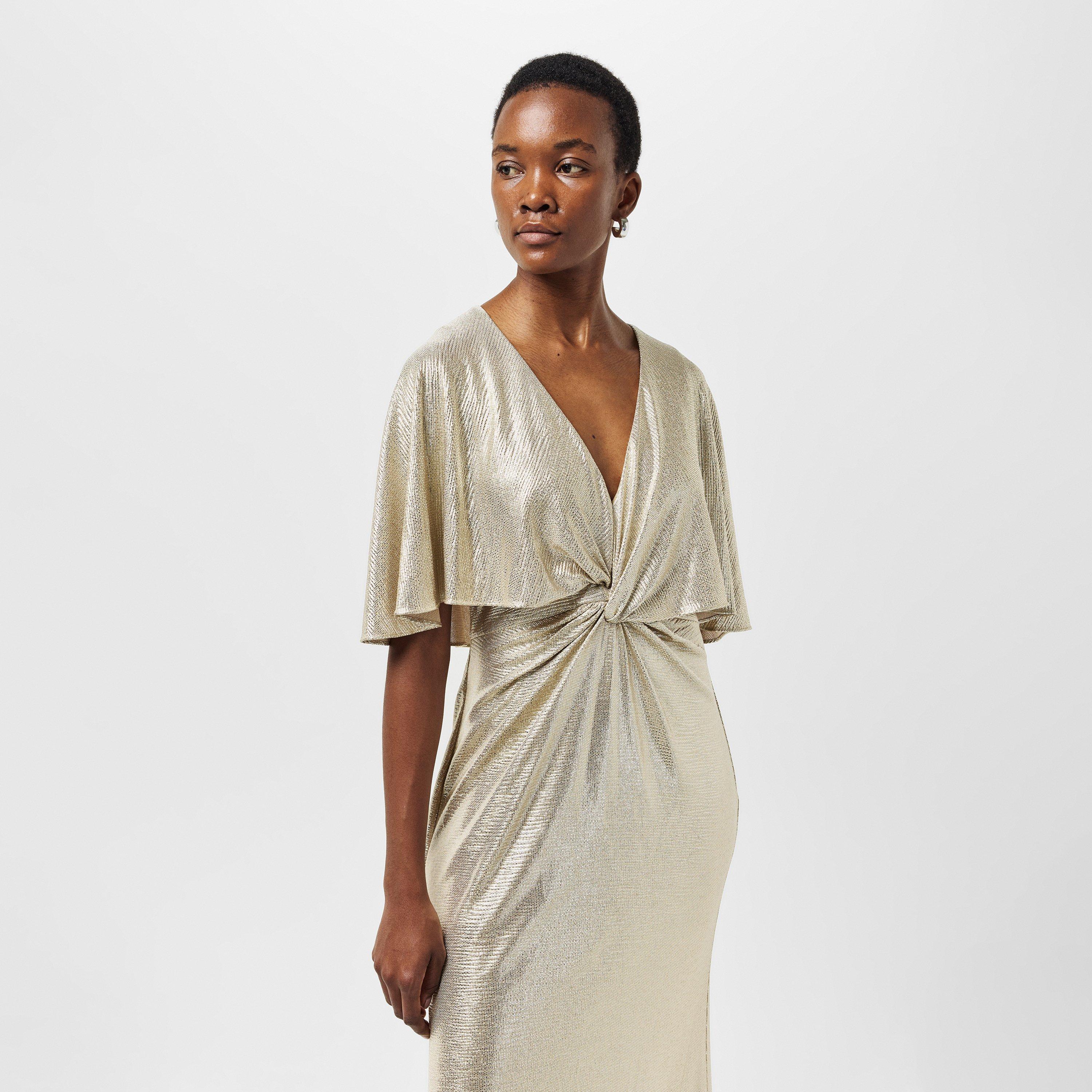 Birch Tan/Gold - Lauren by Ralph Lauren - Women's Real Leather Phinya Ball Gown - 3