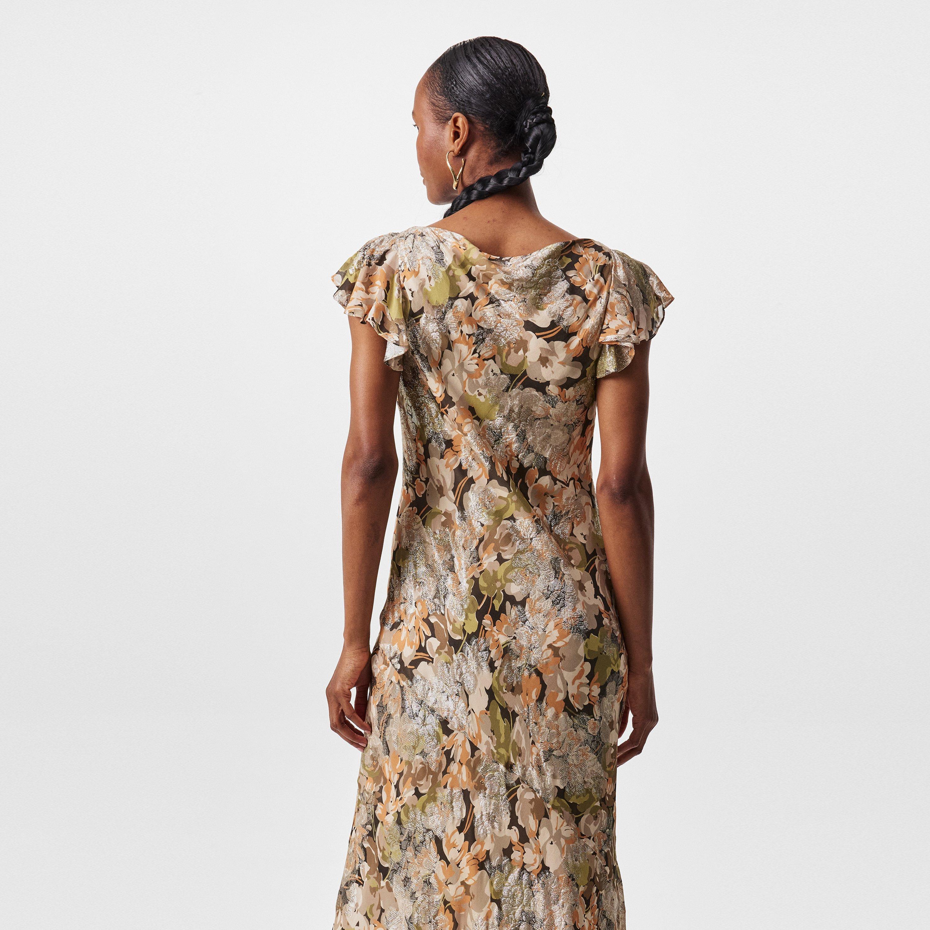 Green Multi - Lauren by Ralph Lauren - Lusita Gown - 4