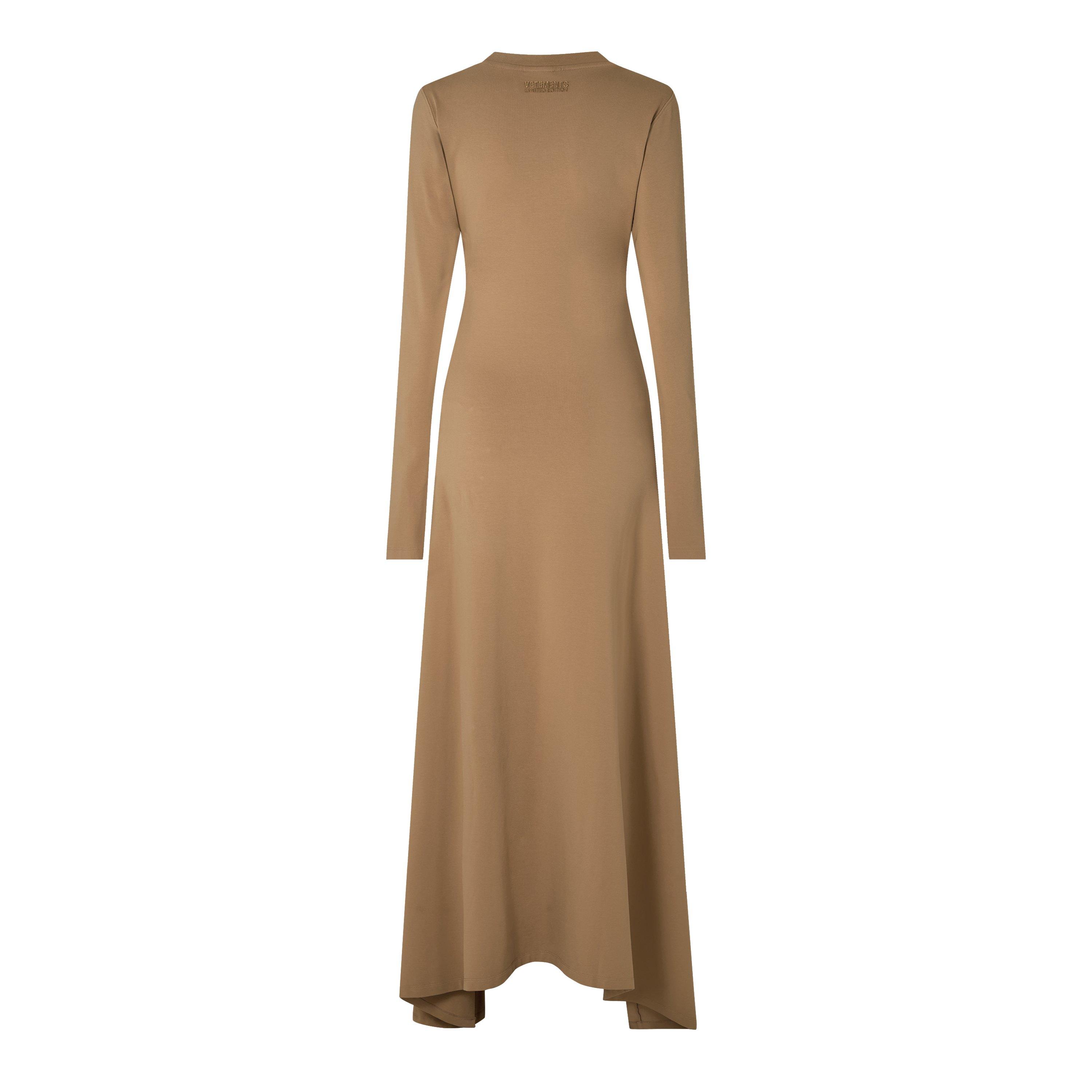 Caramel - VETEMENTS - Women's Maxi T-Shirt Dress - 2
