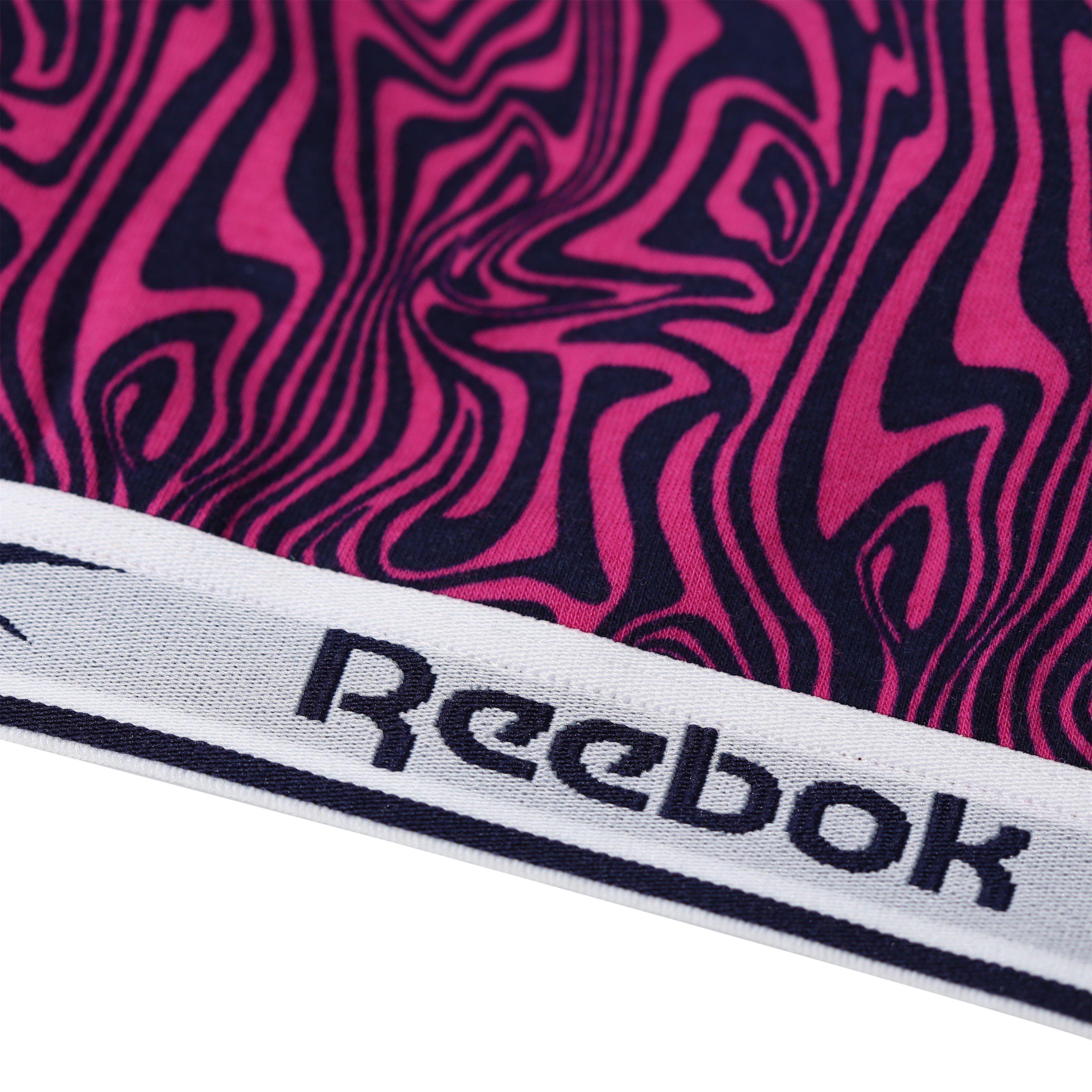 Pink/Vectr Navy - Reebok - Womens Bra Top Berry - 3