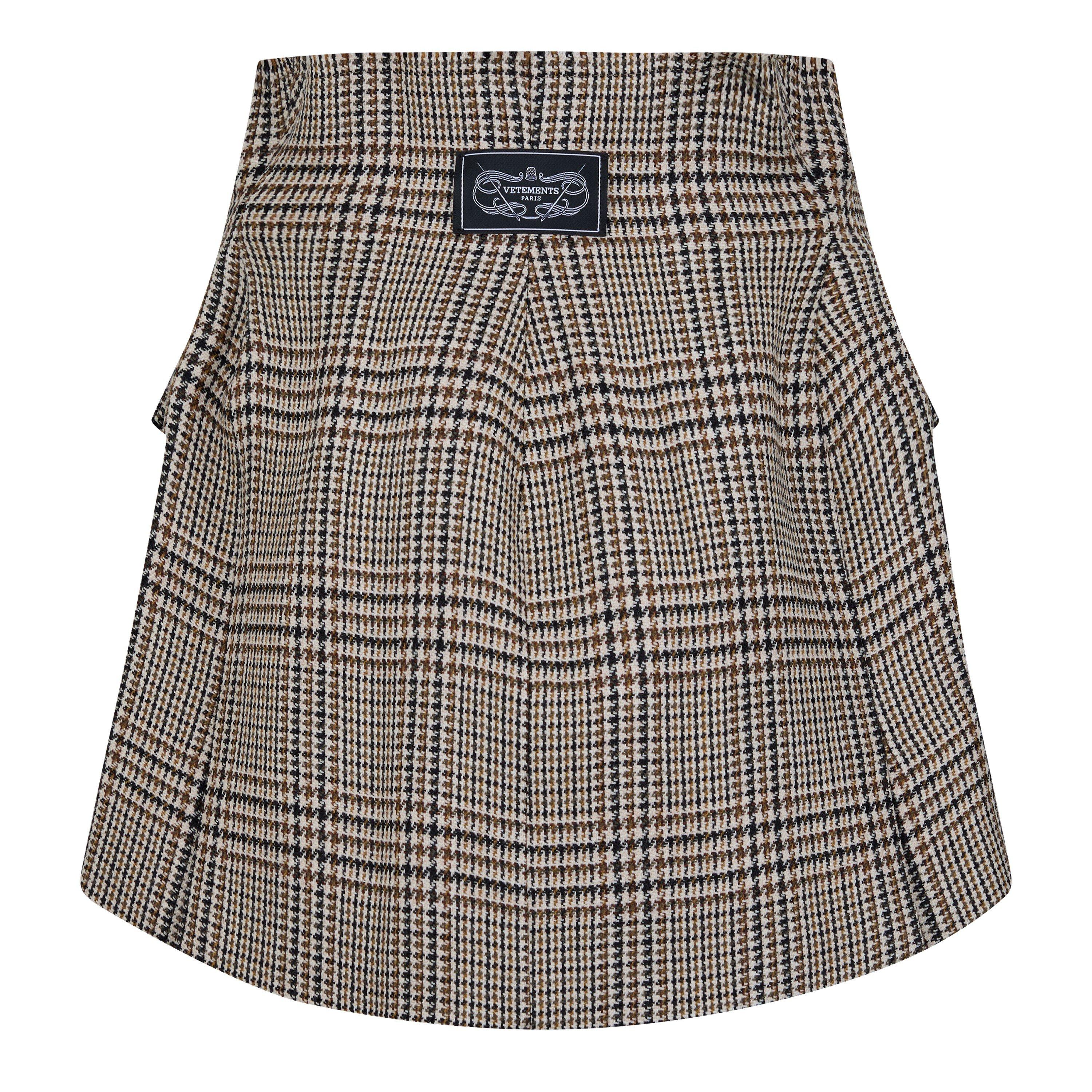 Beige - VETEMENTS - Women's Deconstructed Mini Skirt - 2