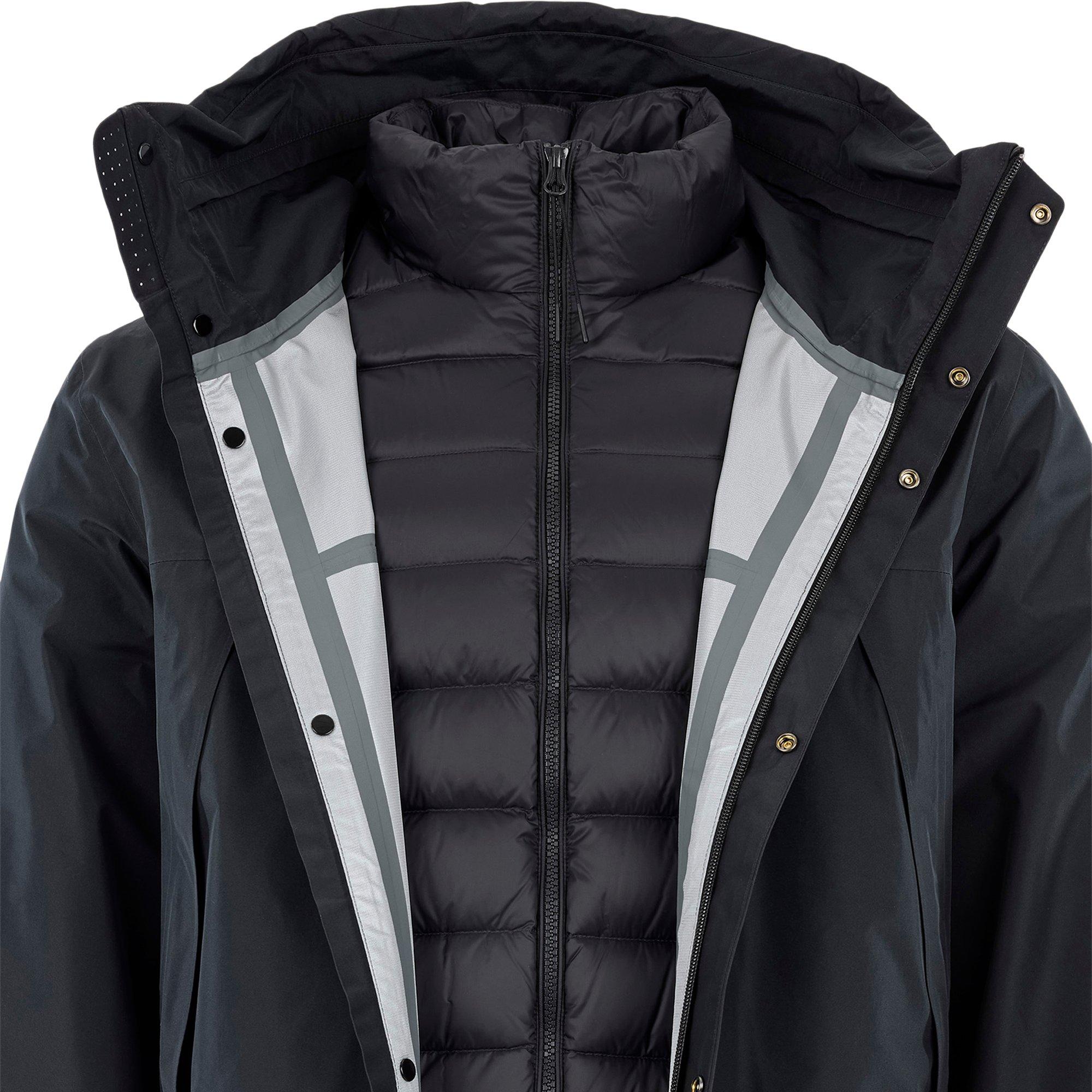 Black 999 - CP Company Metropolis - Men's Gore-Tex Windproof Hooded Medium Puffer Jacket - 5