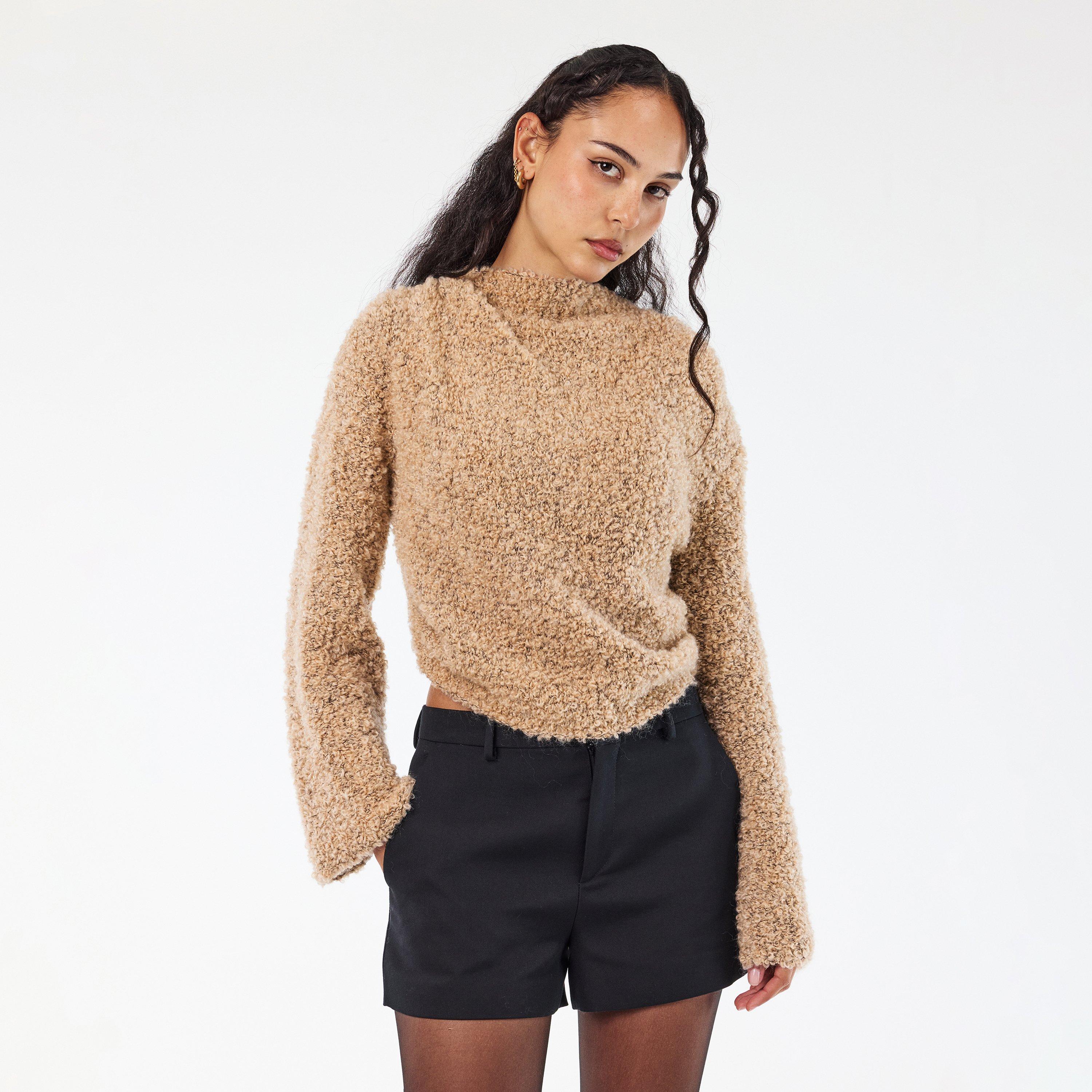 Beige - Magda Butrym - Women's Crew Neck Jumper - 3