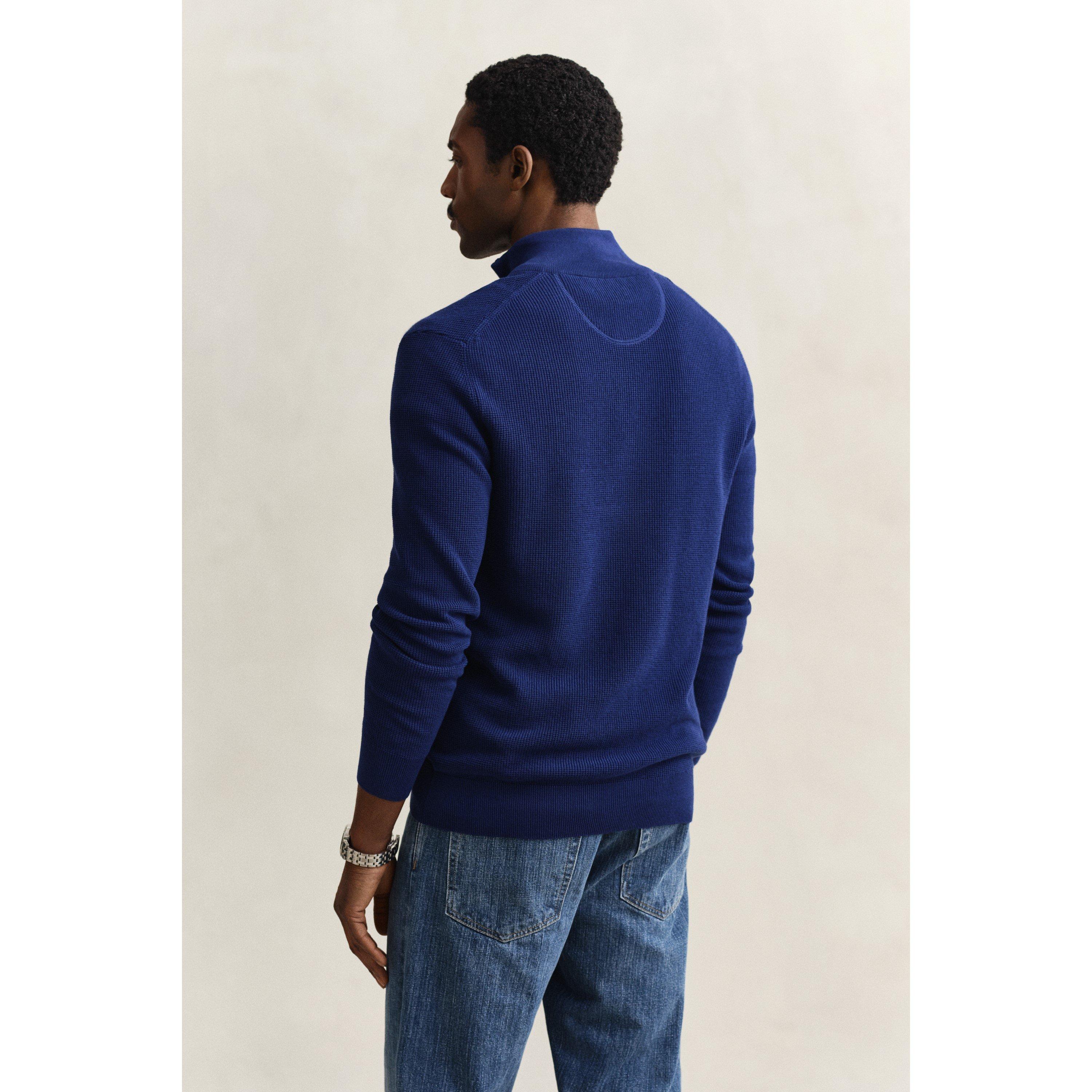 Navy 432 - Gant - Men's Crew Neck Jumper - 2