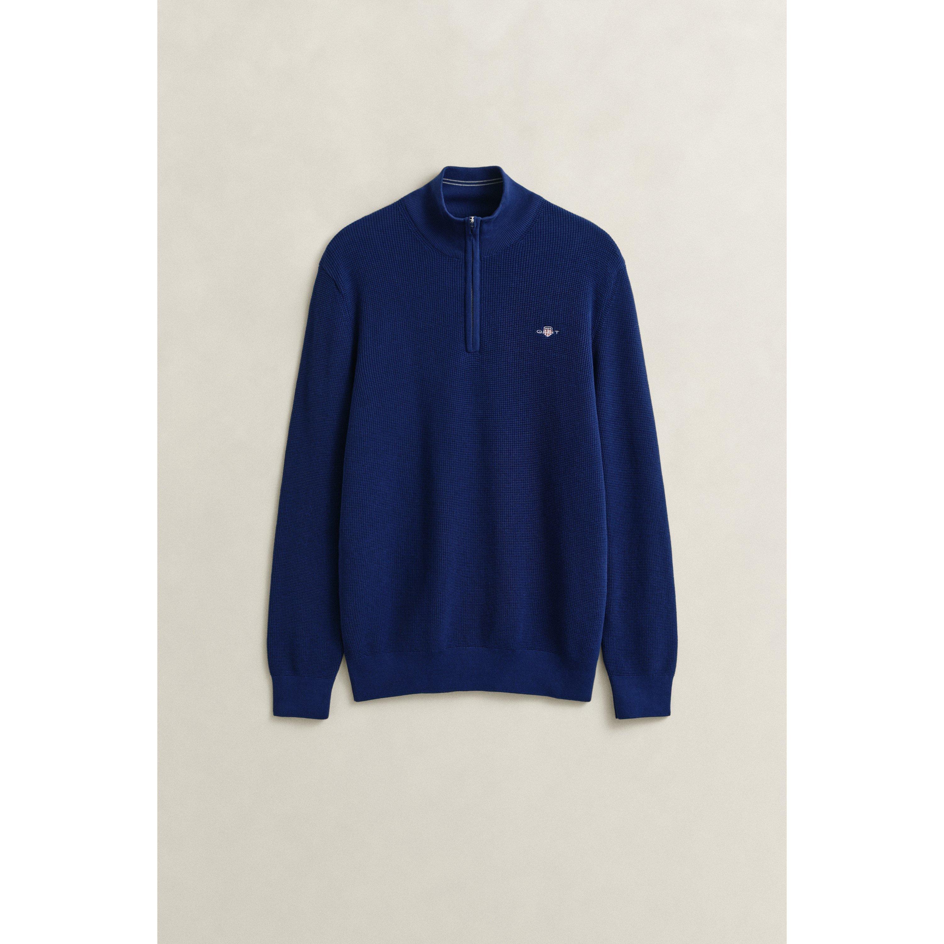 Navy 432 - Gant - Men's Crew Neck Jumper - 5