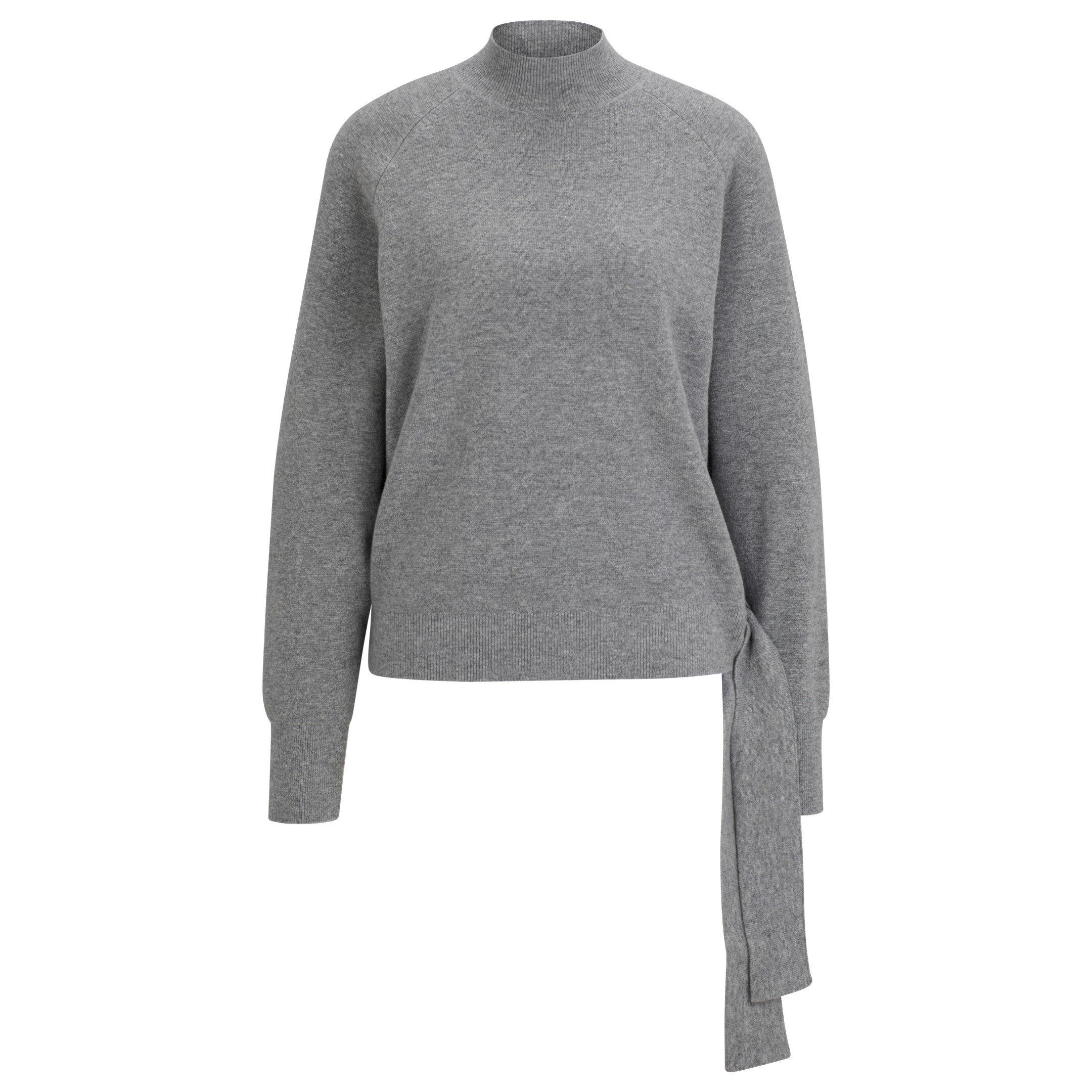 Silver - Boss - Women's Framissy Knitwear Jumper - 5