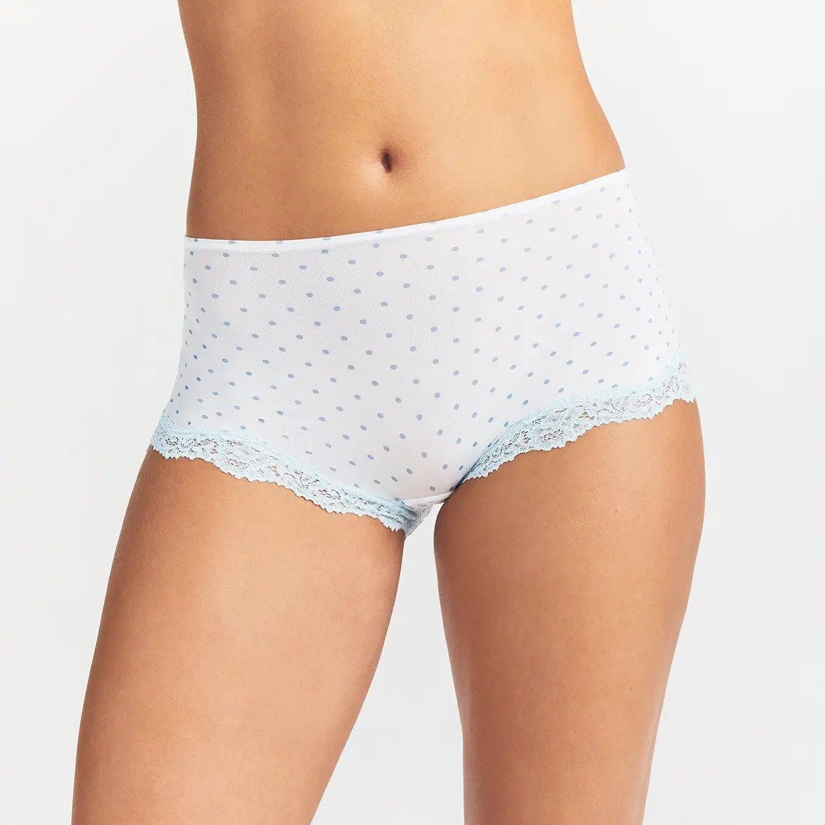 SLATE PIN DOT - SKIMS - Women's Boyshort Bodysuit - 2