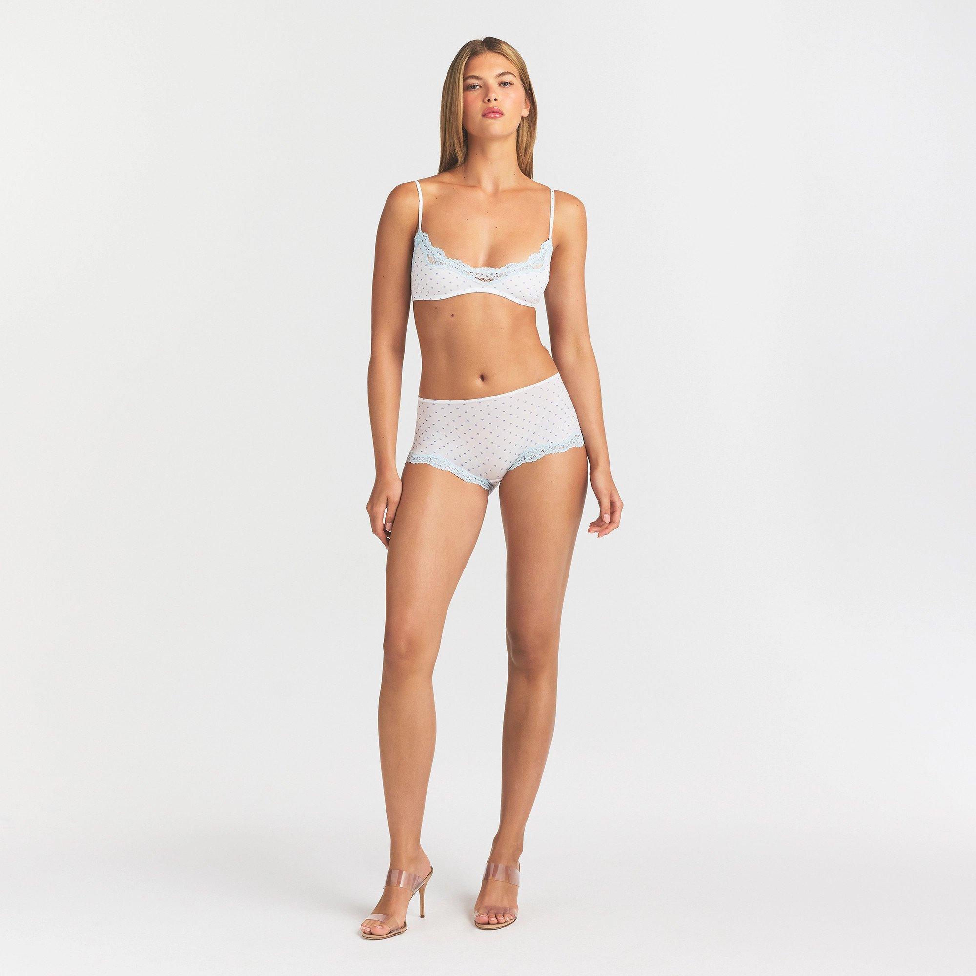 SLATE PIN DOT - SKIMS - Women's Boyshort Bodysuit - 6