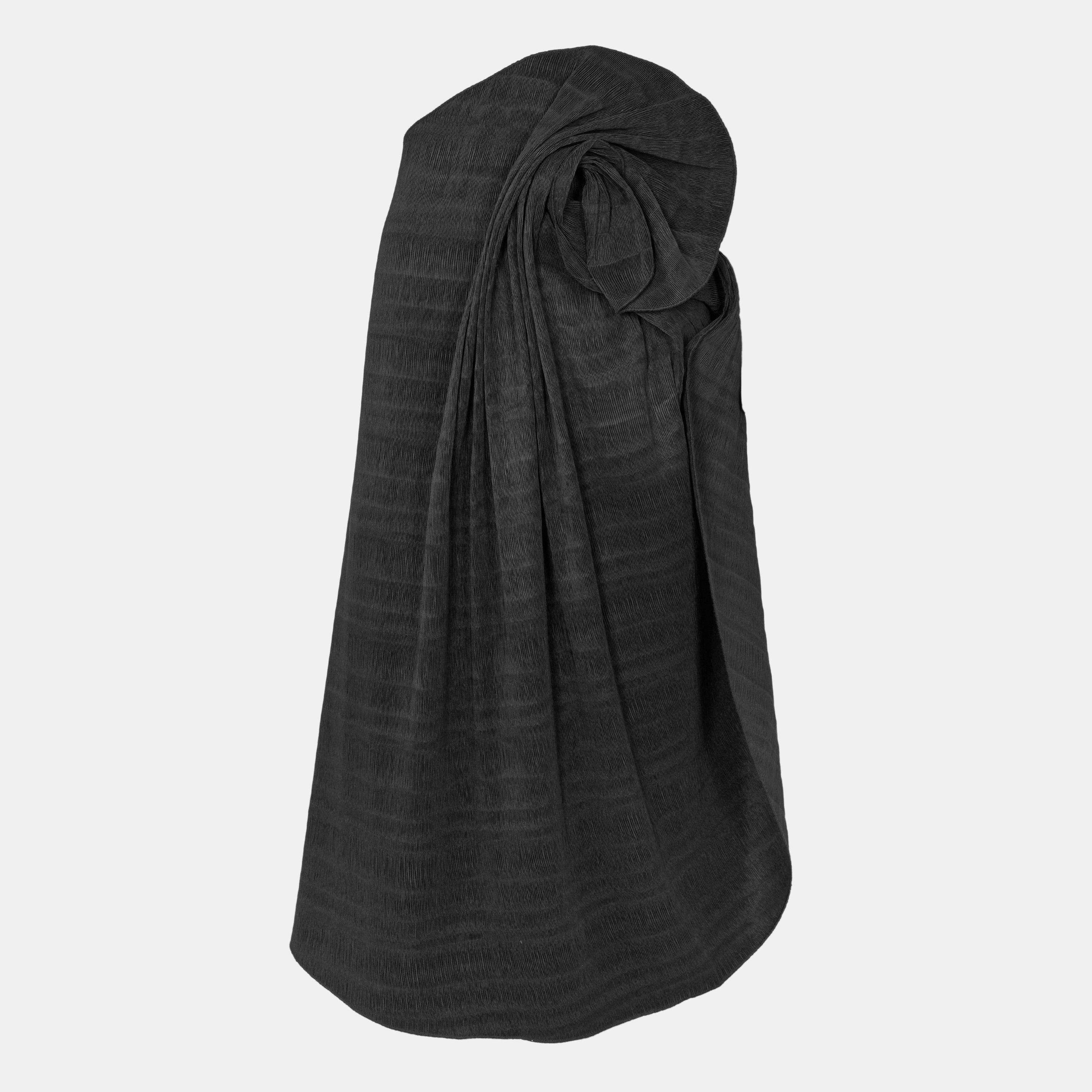 Black - Magda Butrym - Women's Structured Midi Skirt - 1