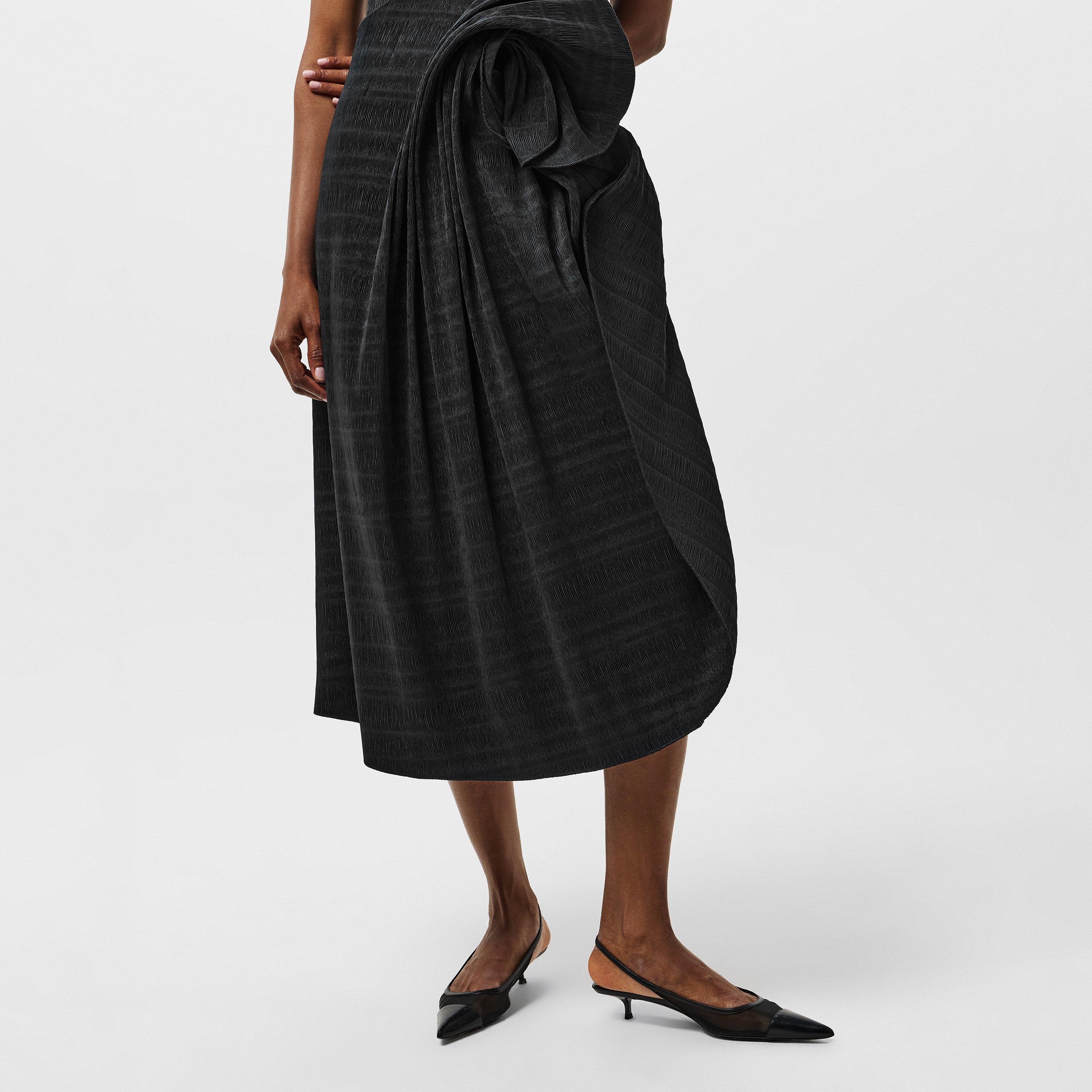 Black - Magda Butrym - Women's Midi Skirt - 3