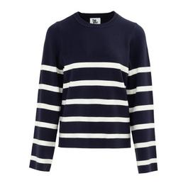 Be You Women Stripe Long Sleeve Jumper