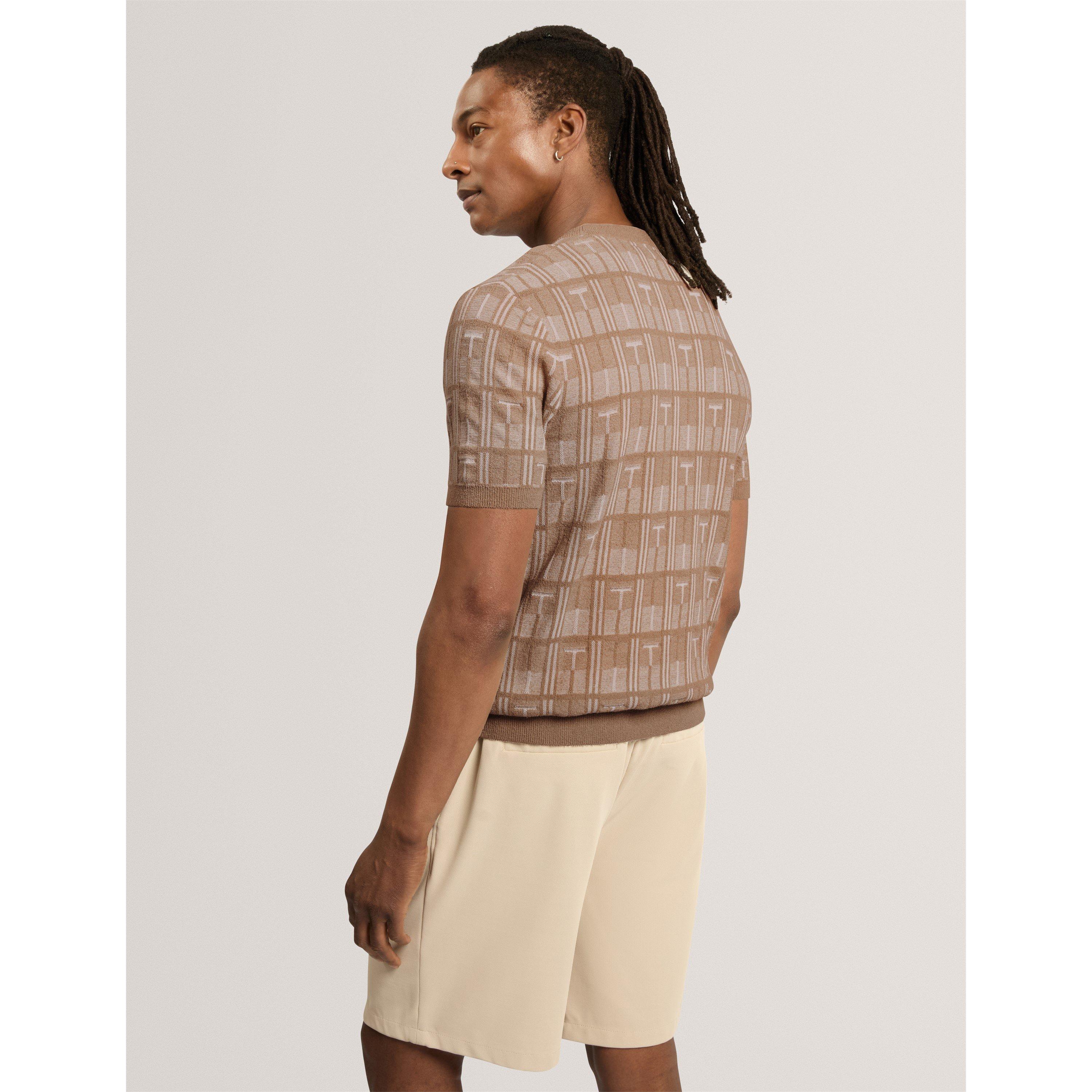 Color topo - Ted Baker - Ted SS Jacquard Tee Sn64 - 4