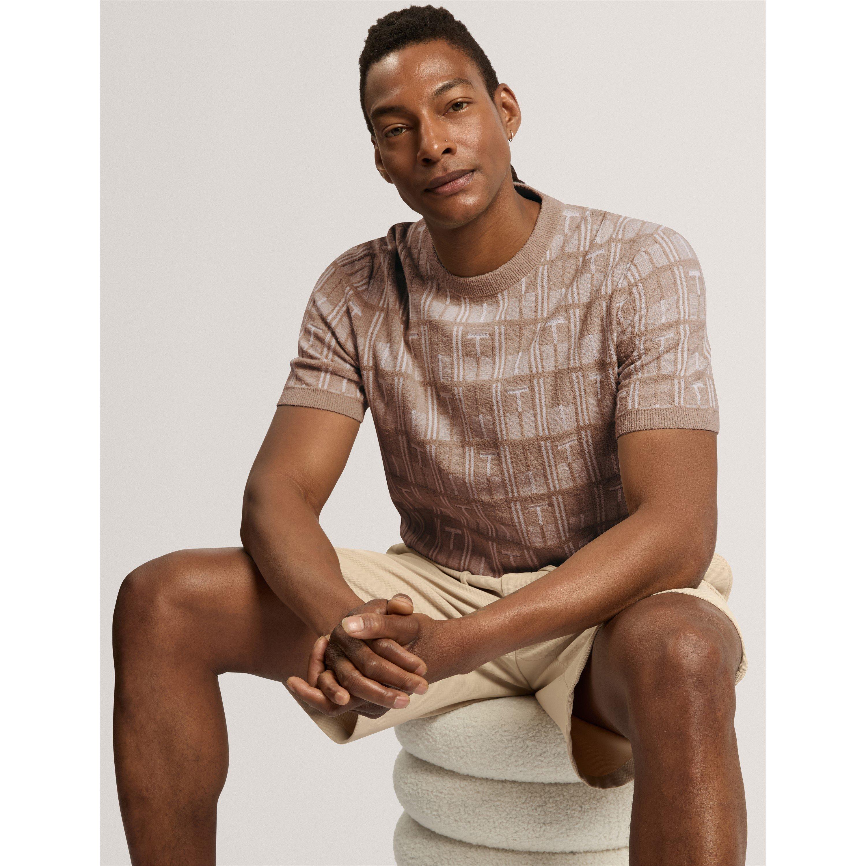 Color topo - Ted Baker - Ted SS Jacquard Tee Sn64 - 6