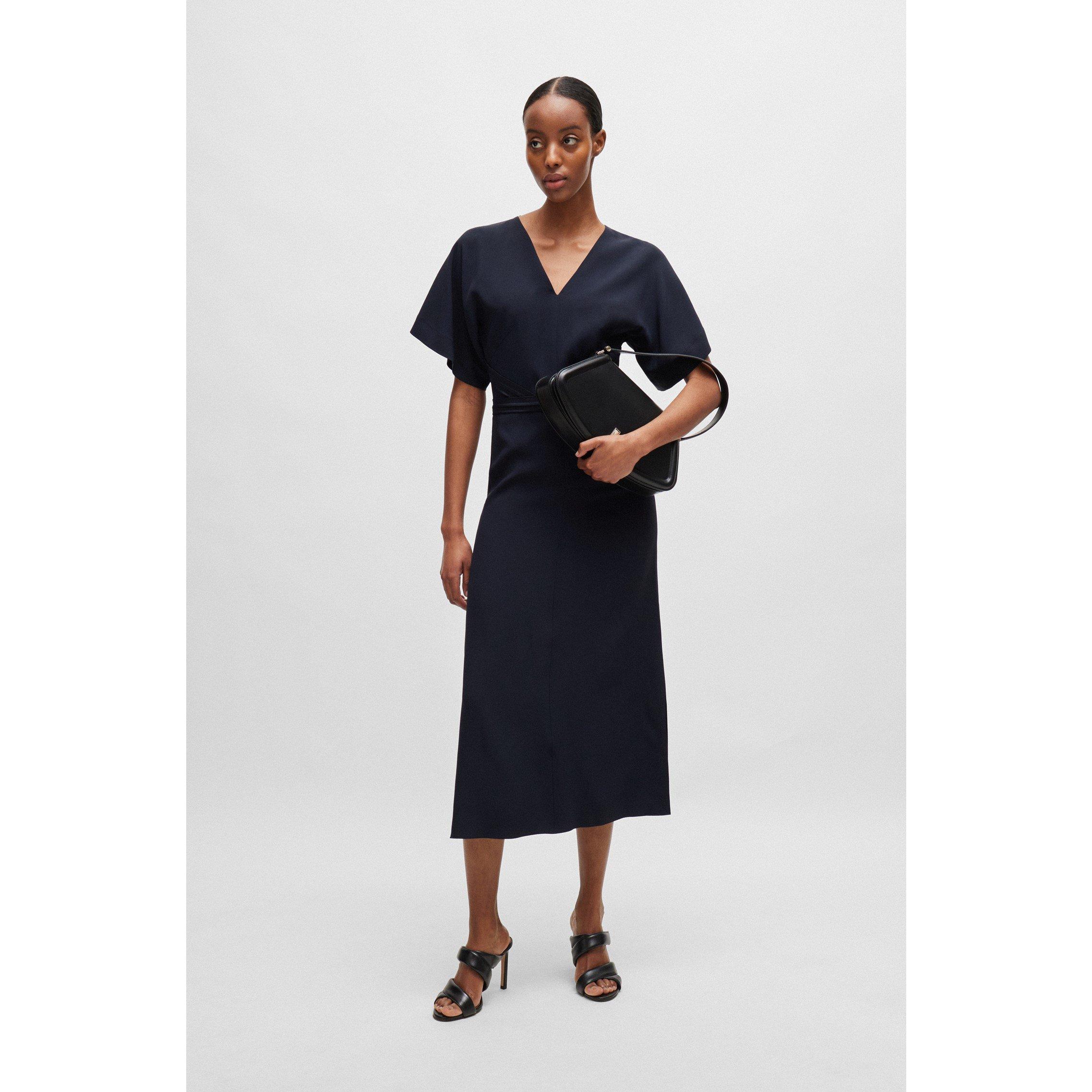 Dark Blue - Boss - Women's Dawinga Swing Design Dress - 3