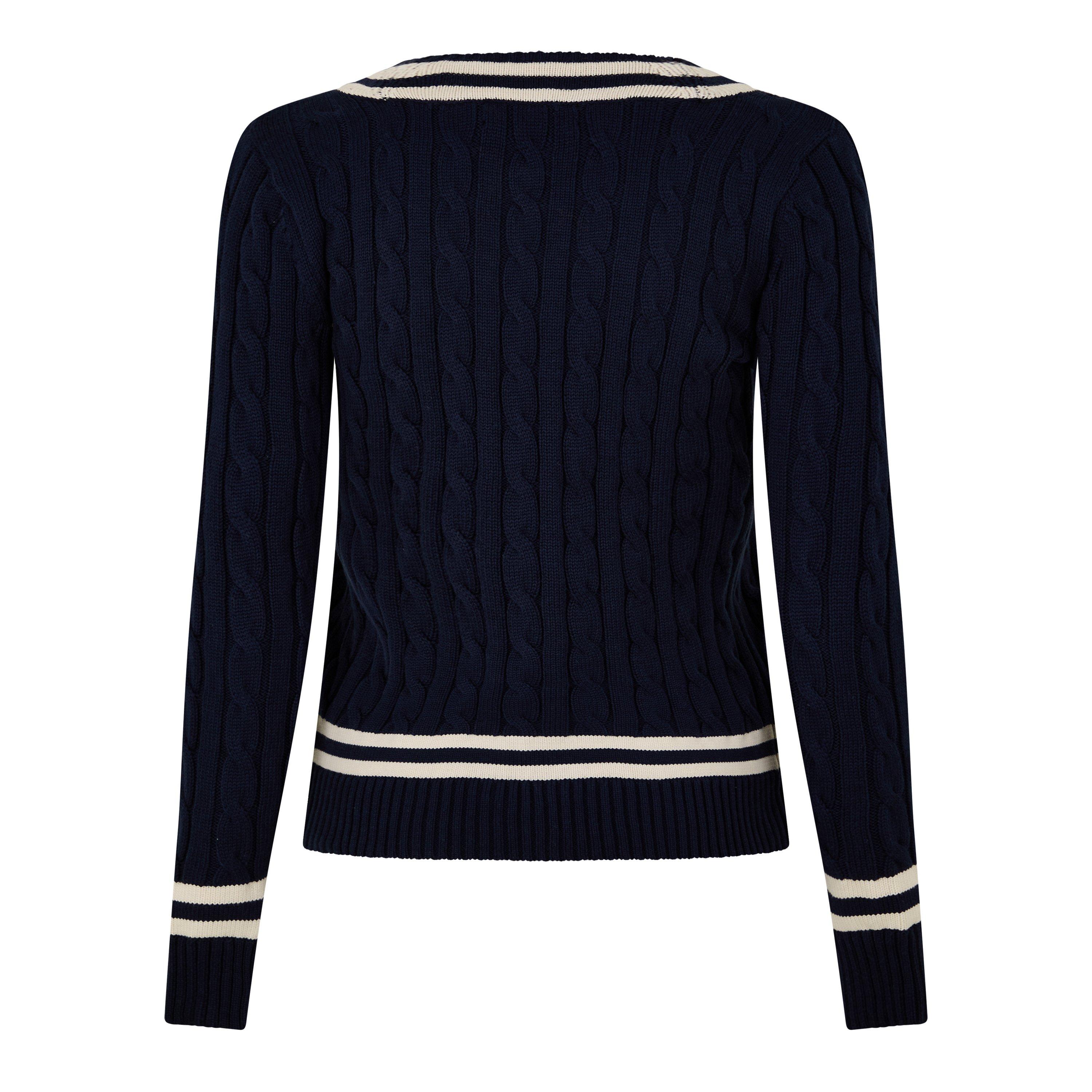 NAVY MASC - Lauren by Ralph Lauren - Women's Crew Neck Jumper - 2