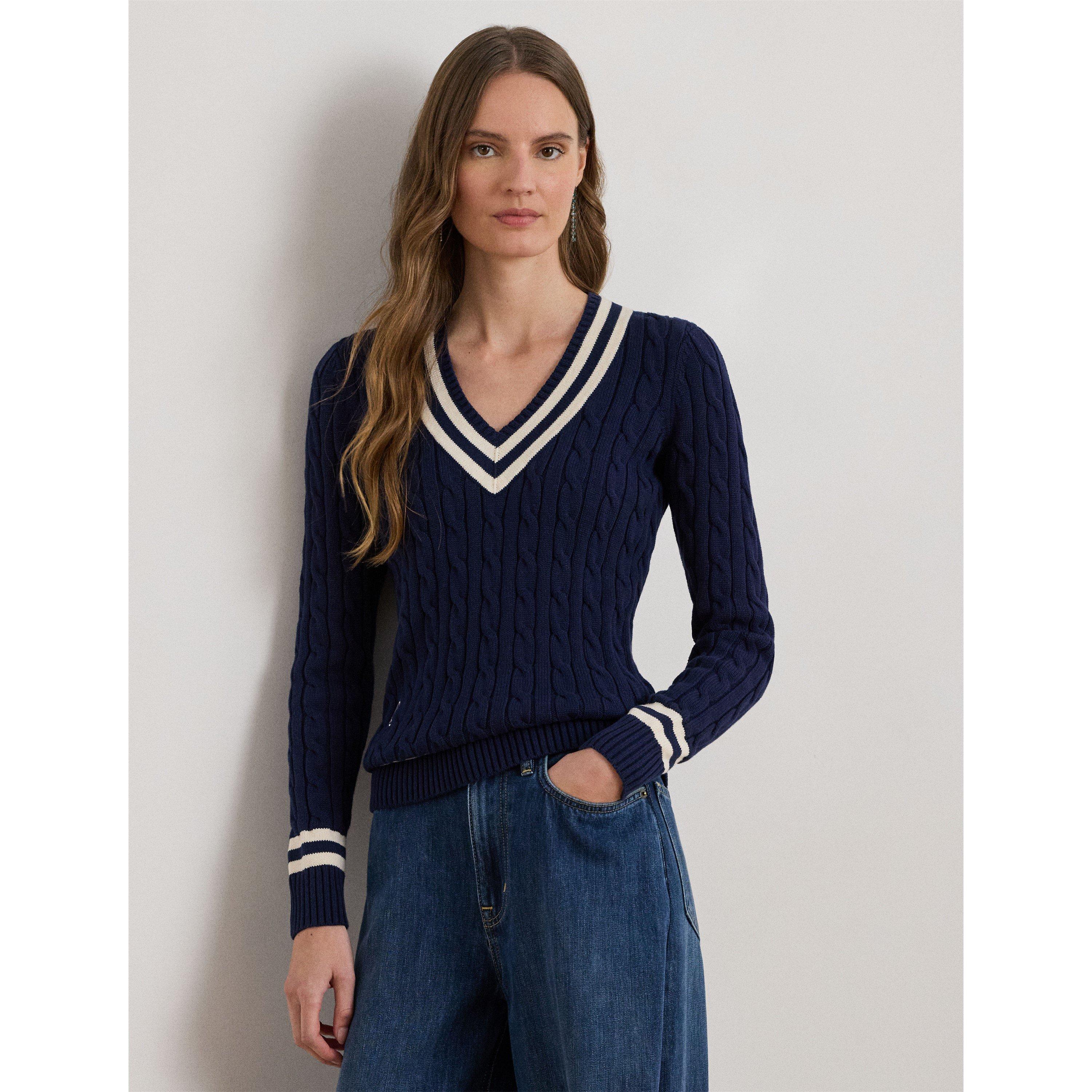 NAVY MASC - Lauren by Ralph Lauren - Women's Crew Neck Jumper - 3