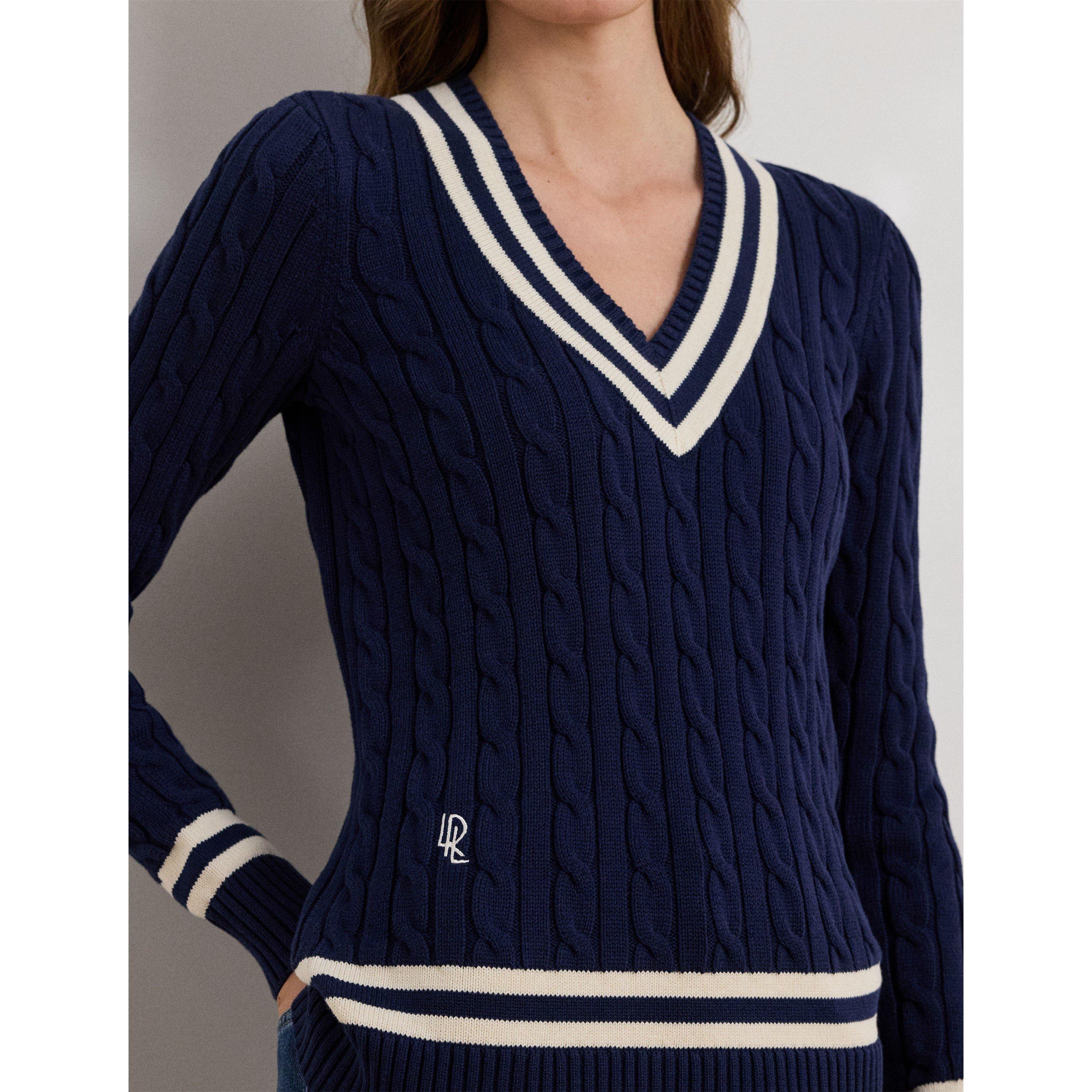 NAVY MASC - Lauren by Ralph Lauren - Women's Crew Neck Jumper - 5