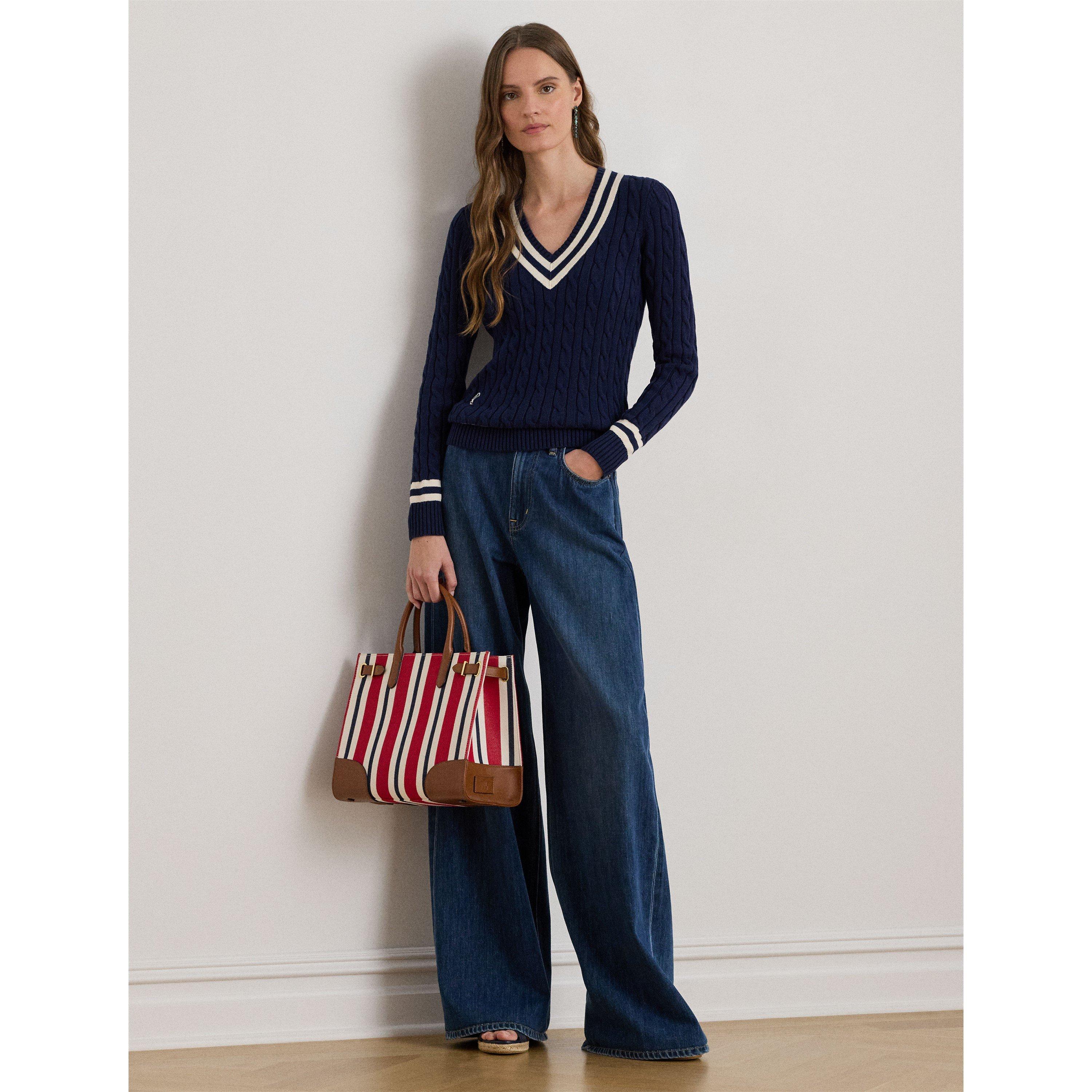 NAVY MASC - Lauren by Ralph Lauren - Women's Crew Neck Jumper - 6