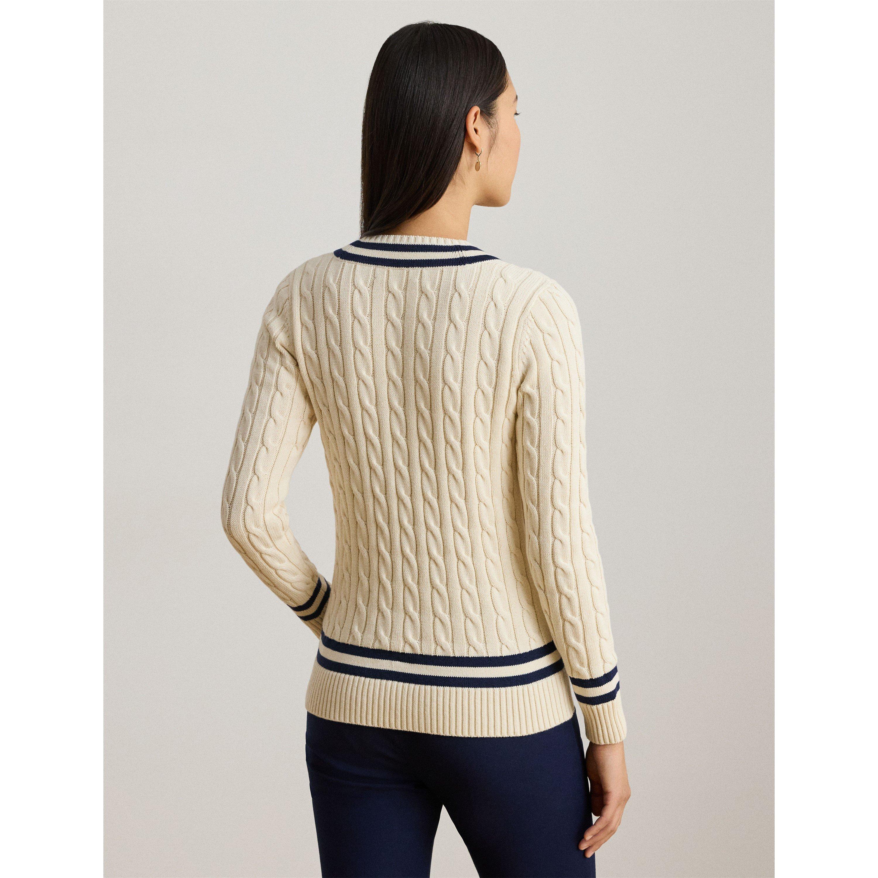 MASC NAVY - Lauren by Ralph Lauren - Women's Crew Neck Jumper - 4