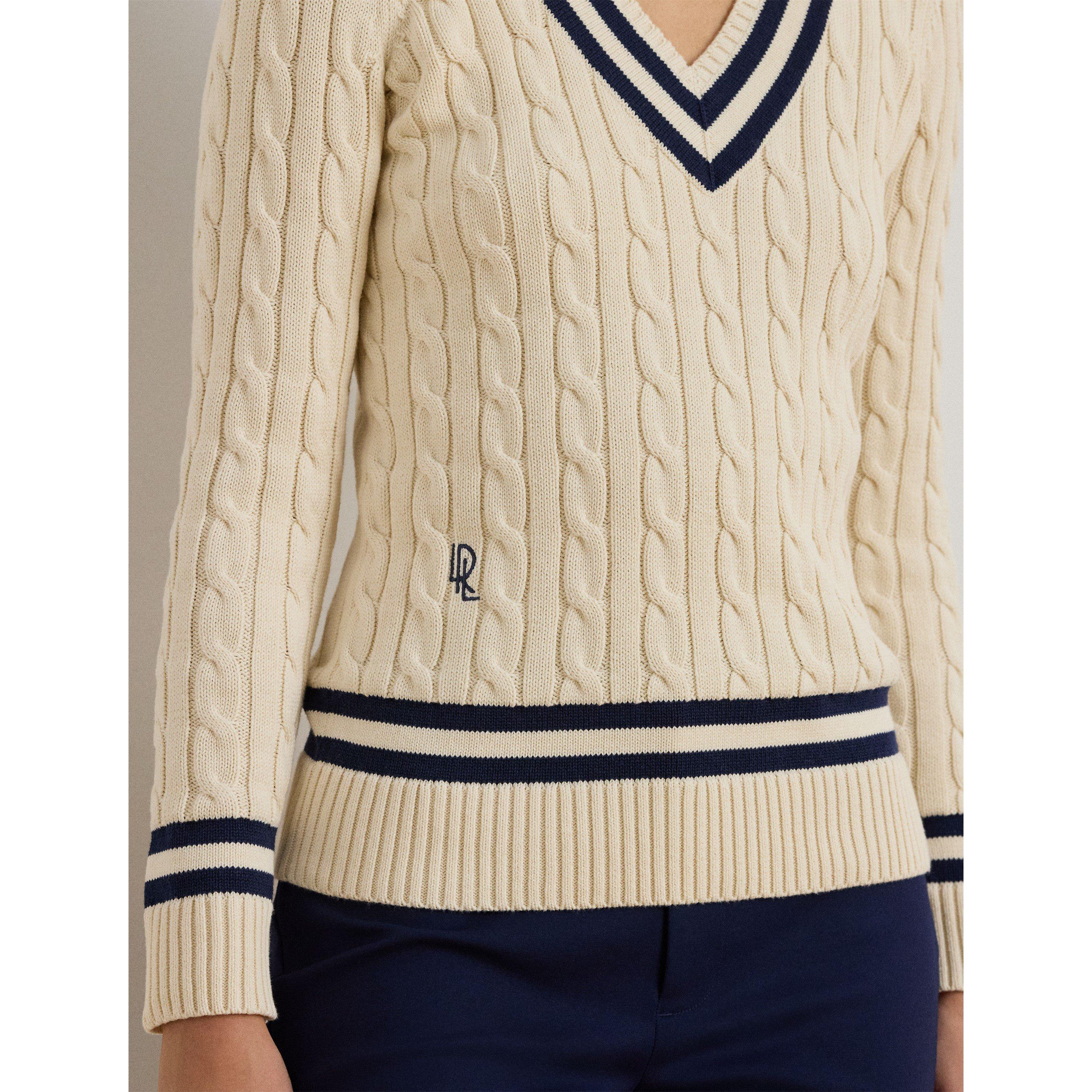 MASC NAVY - Lauren by Ralph Lauren - Women's Crew Neck Jumper - 5