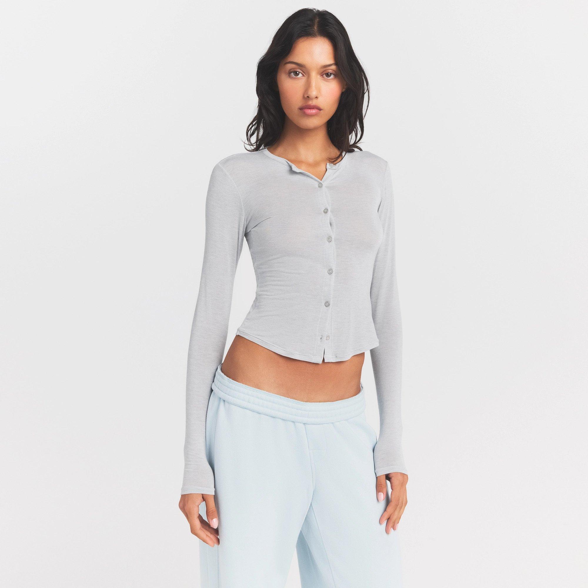 HEATHER GREY - SKIMS - SKIMS CARDIGAN Ld63 - 2