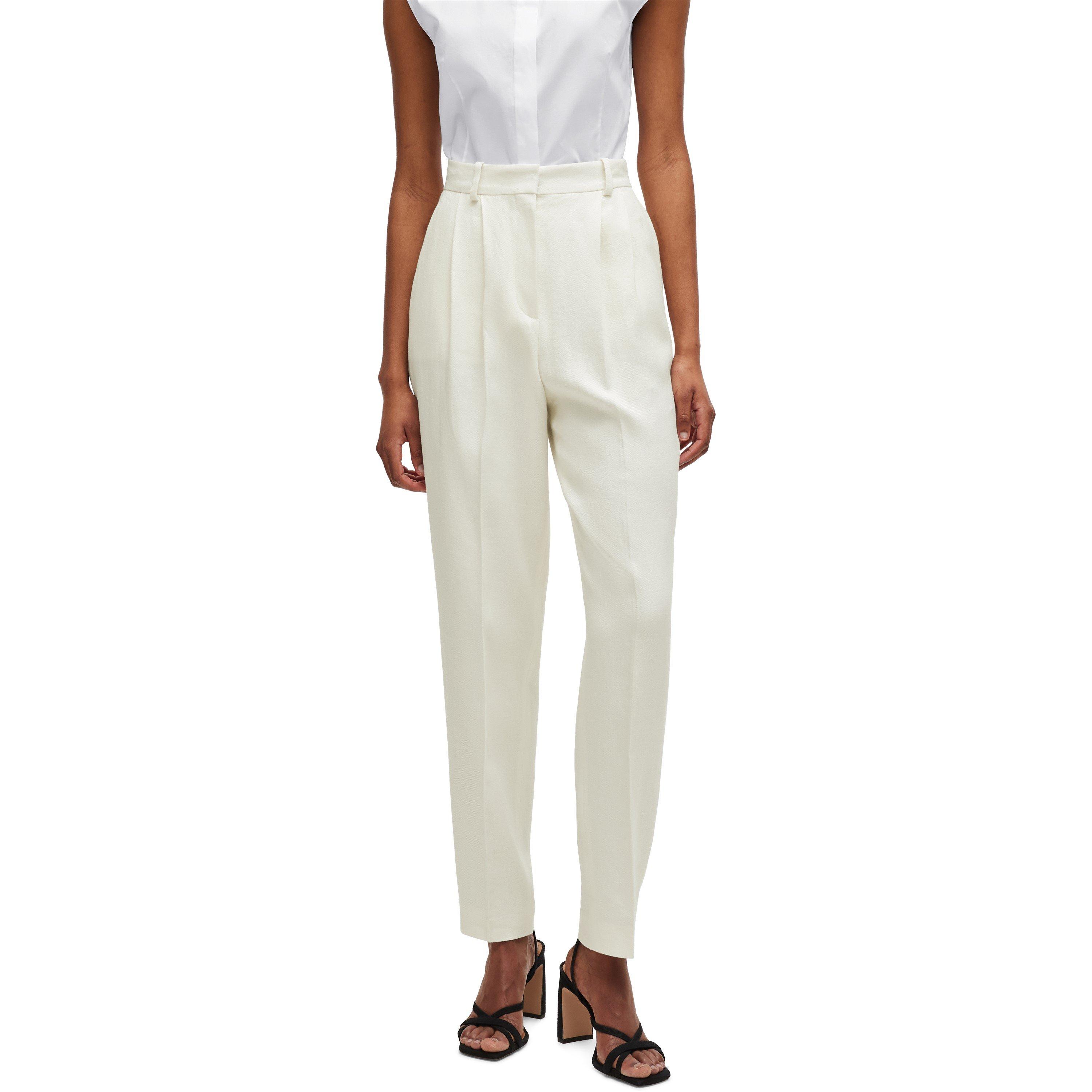 Open White - Boss - Women's Tefike Cuffed Trousers - 1