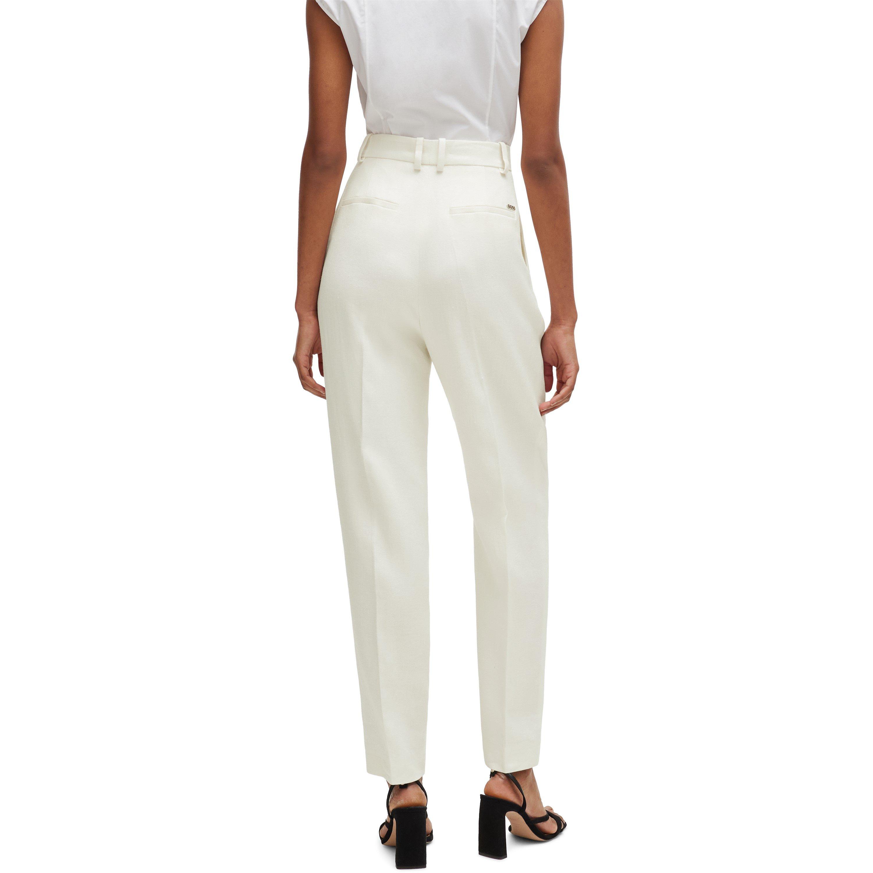 Open White - Boss - Women's Tefike Cuffed Trousers - 2
