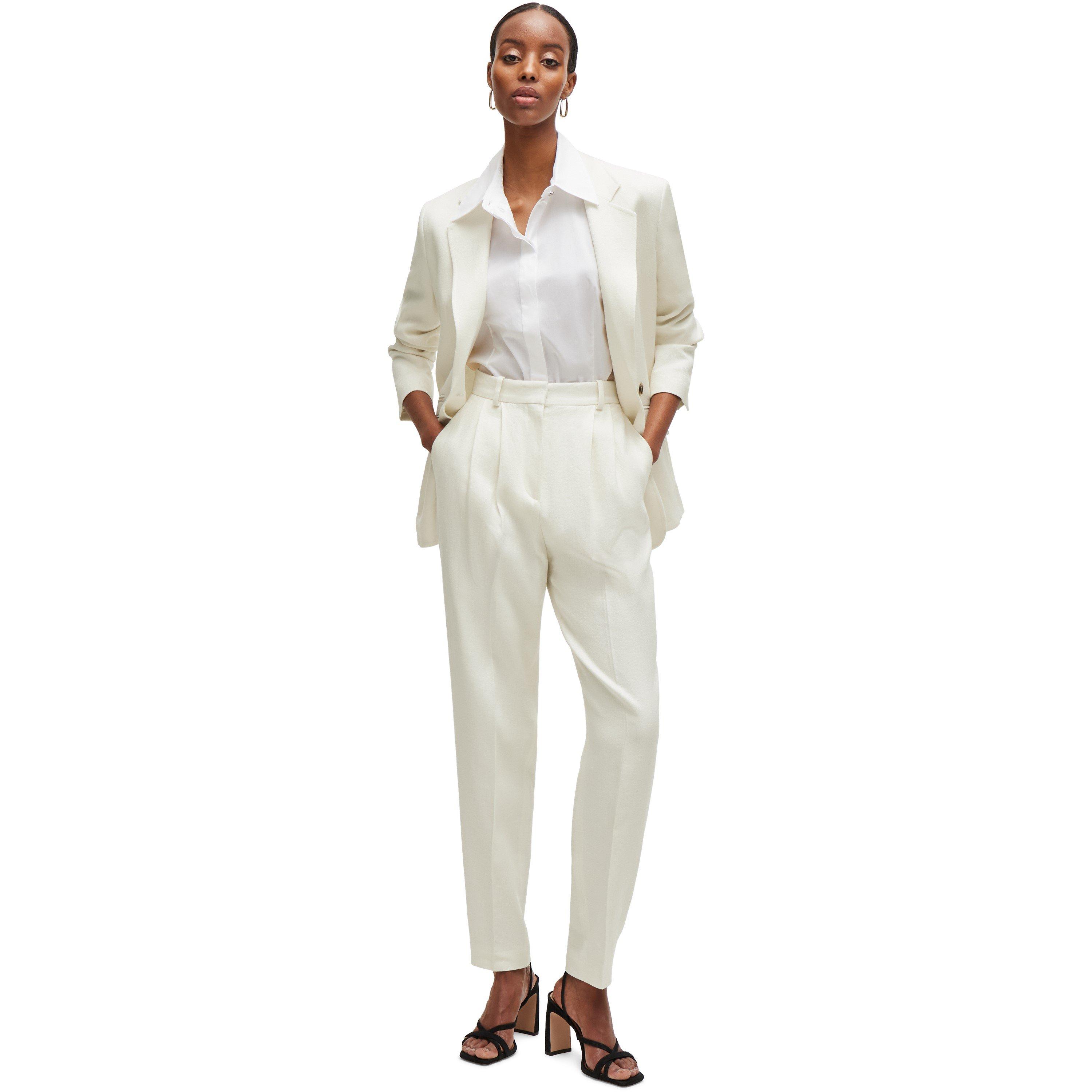 Open White - Boss - Women's Tefike Cuffed Trousers - 3