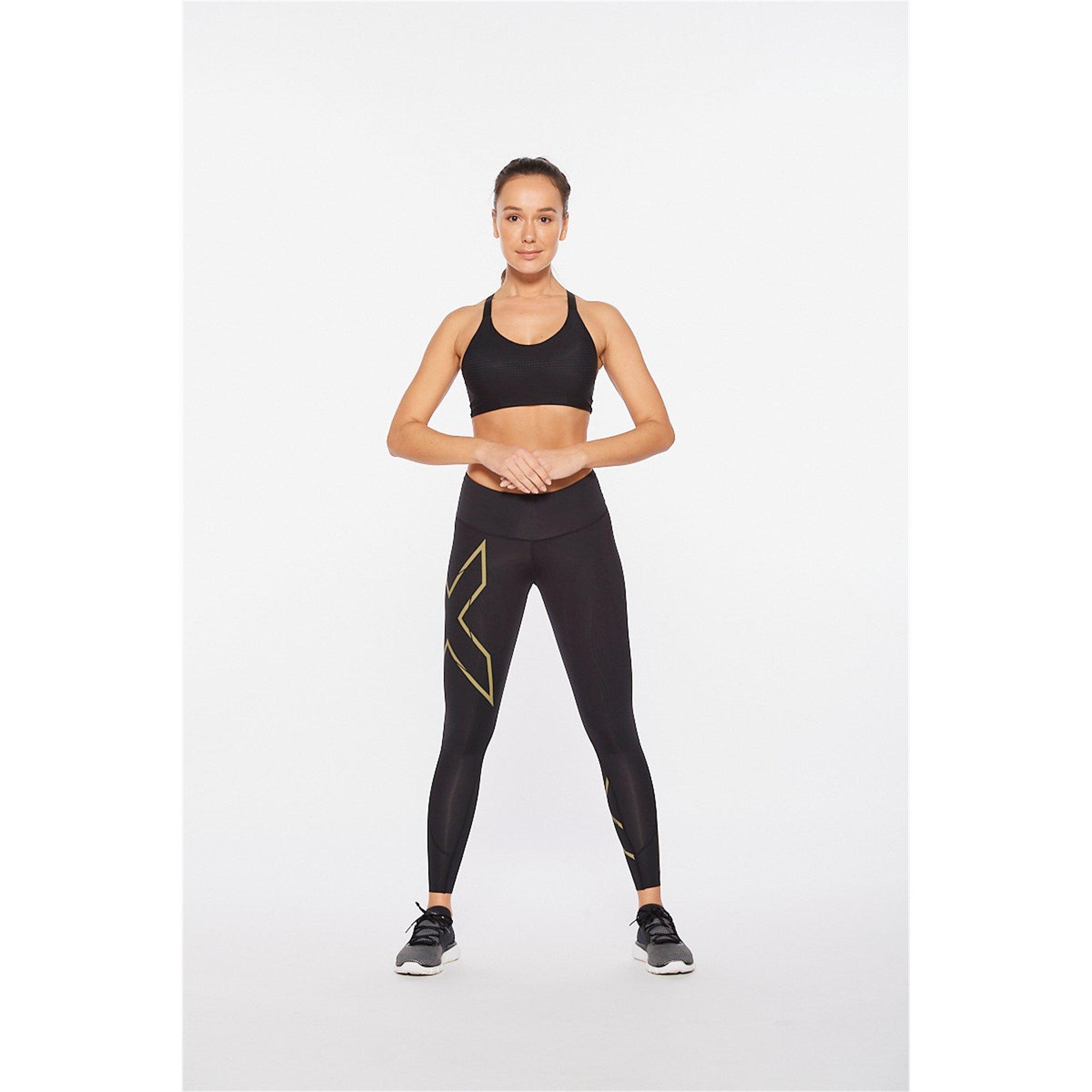 Black/Grf - 2XU - Light Speed Mid-Rise CompTight - 2