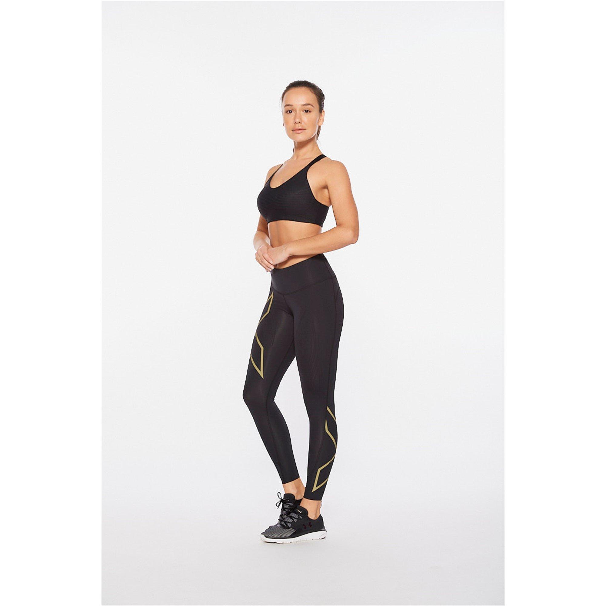 Black/Grf - 2XU - Light Speed Mid-Rise CompTight - 4