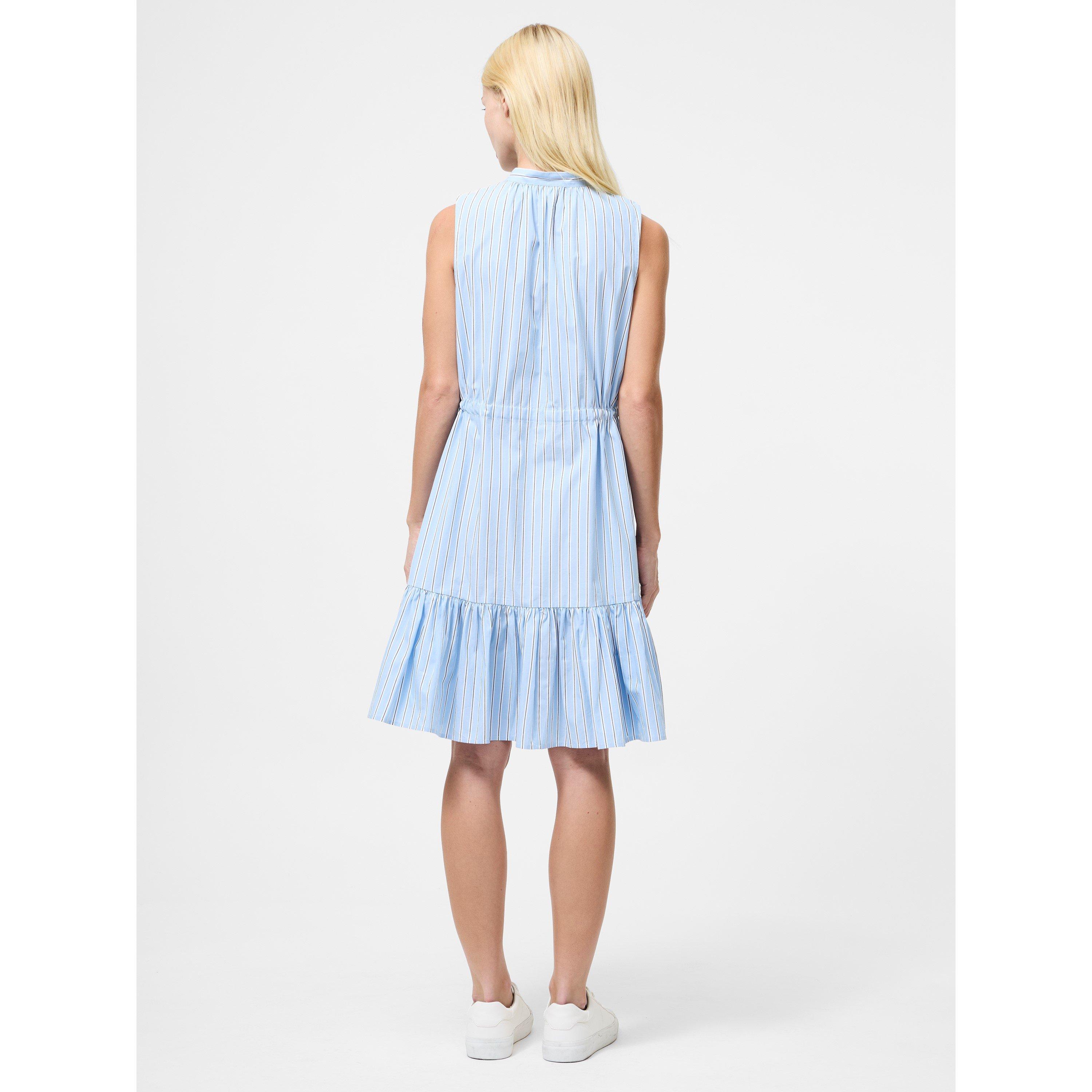 Blue - French Connection - Women's Era Shirt Mini Dress - 3
