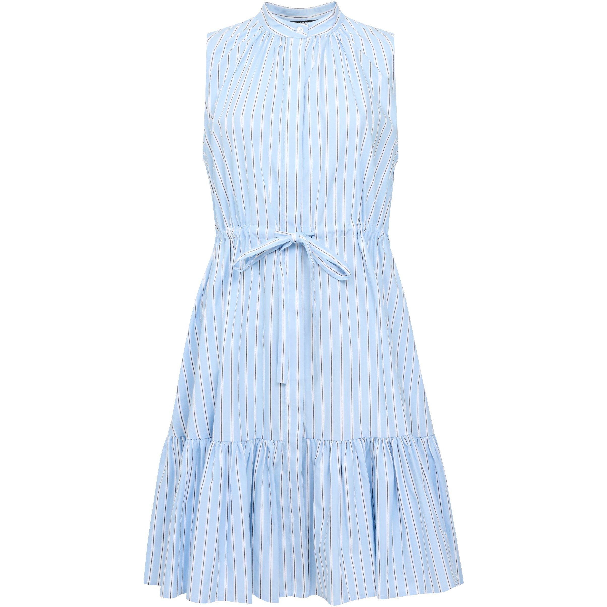Blue - French Connection - Women's Era Shirt Mini Dress - 4