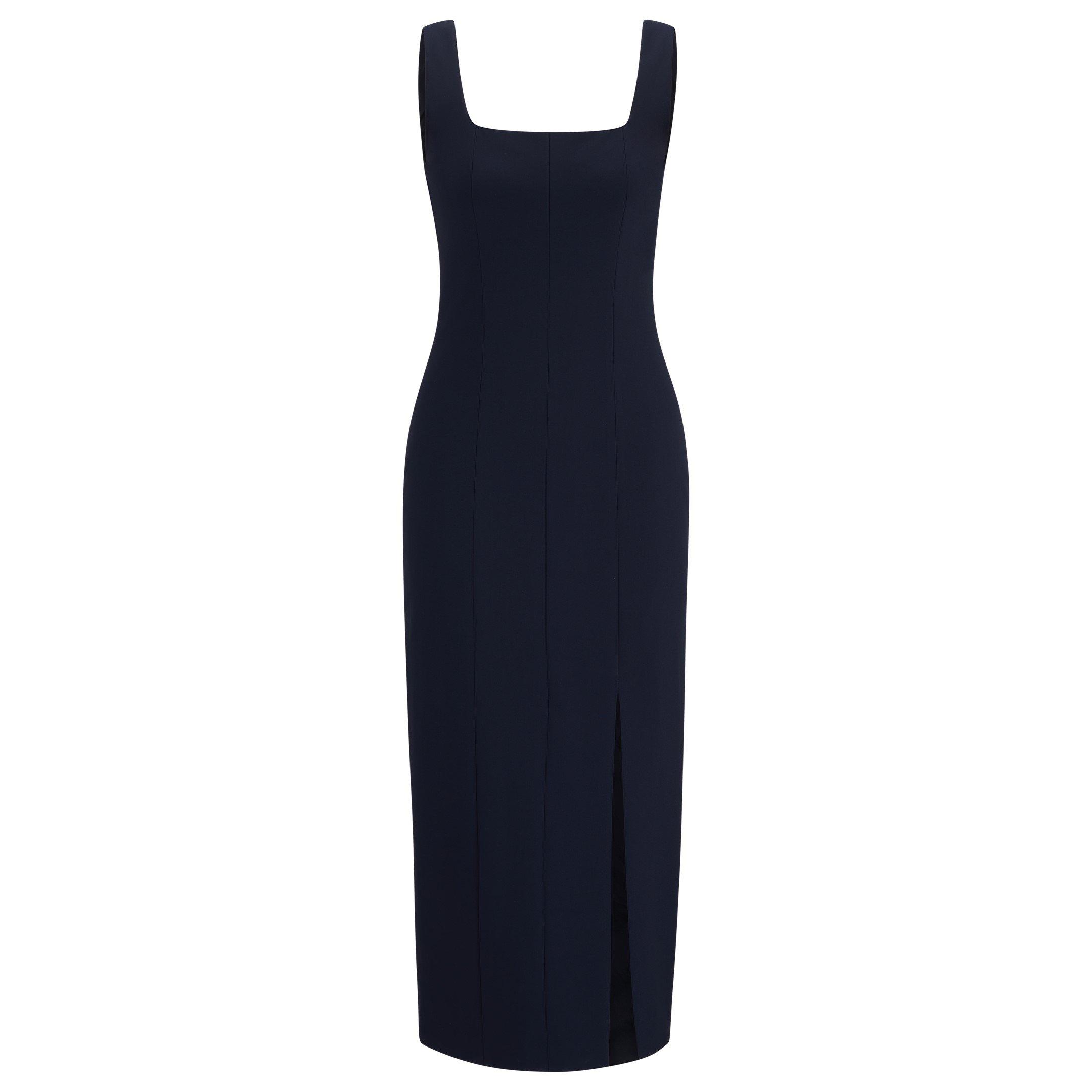 Dark Blue - Boss - Women's Dineza Bus Bodycon Design Dress - 6