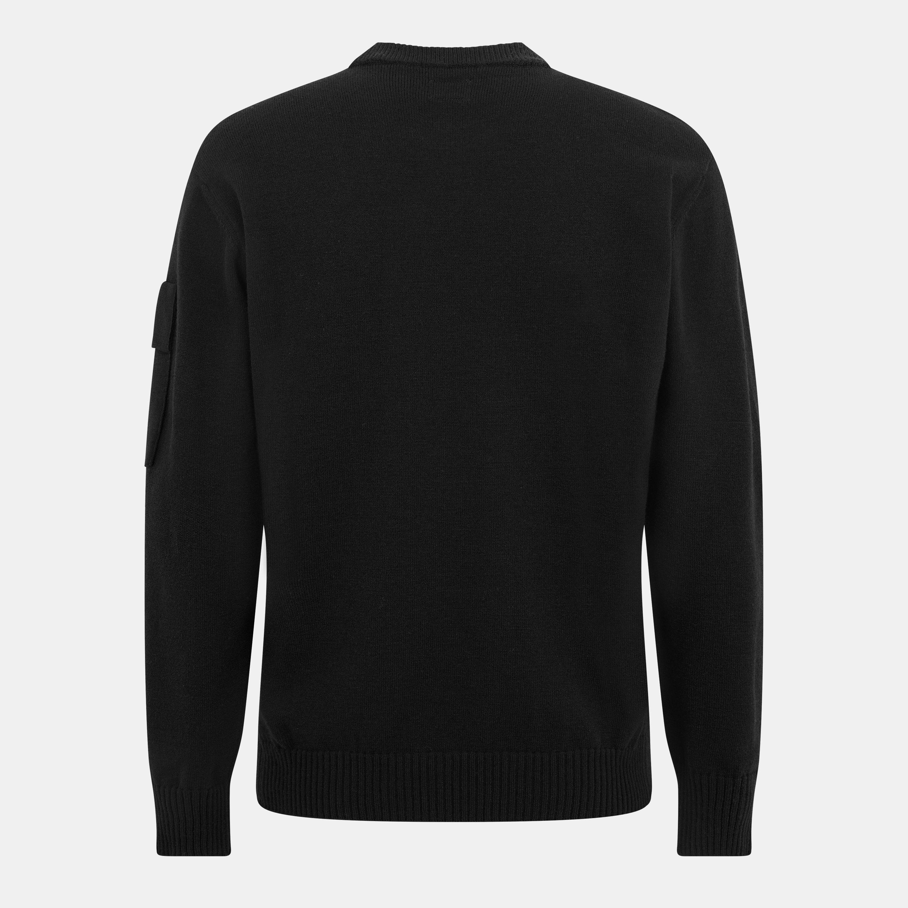 Black 999 - CP Company Metropolis - Men's Crew Knitted Top - 2