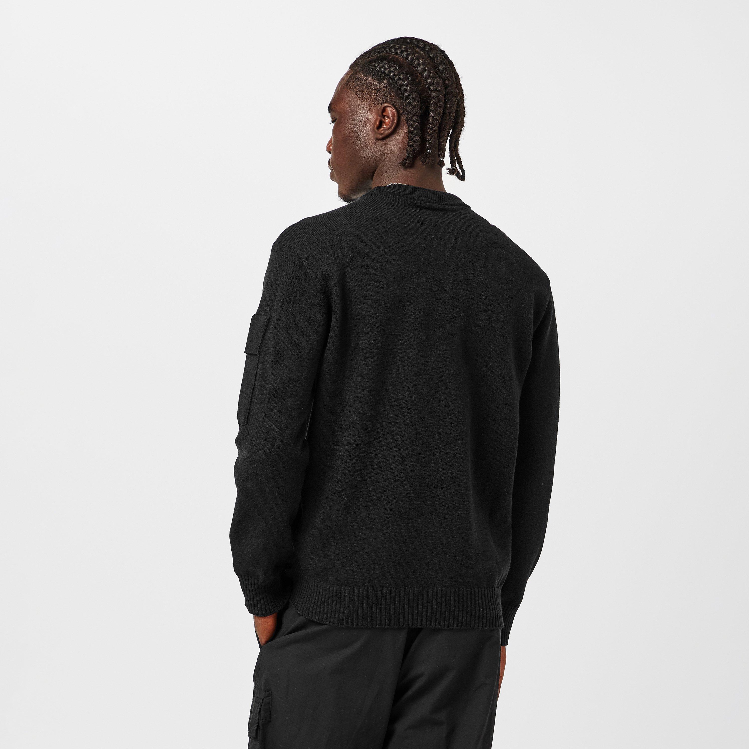 Black 999 - CP Company Metropolis - Men's Crew Knitted Top - 4