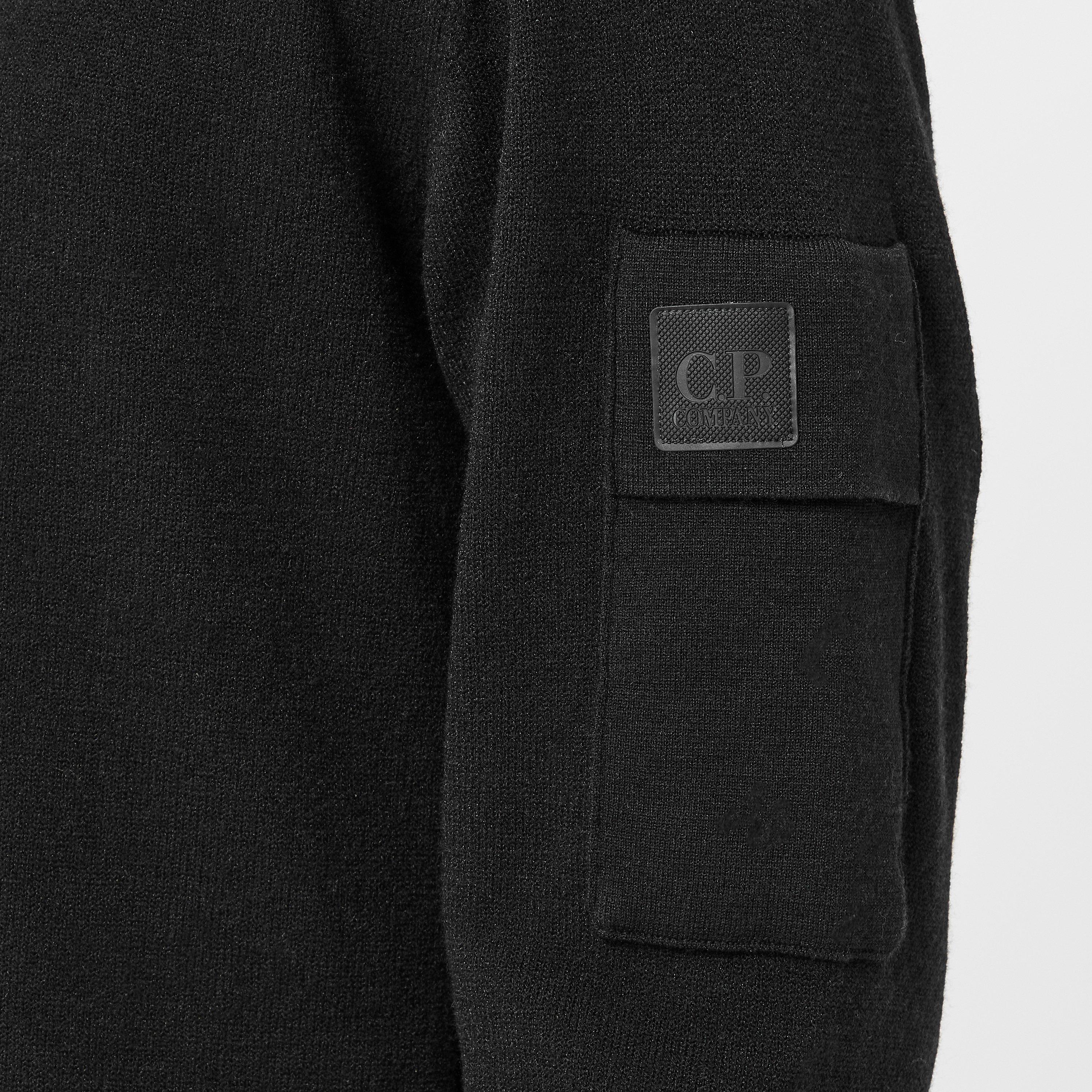 Black 999 - CP Company Metropolis - Men's Crew Knitted Top - 5