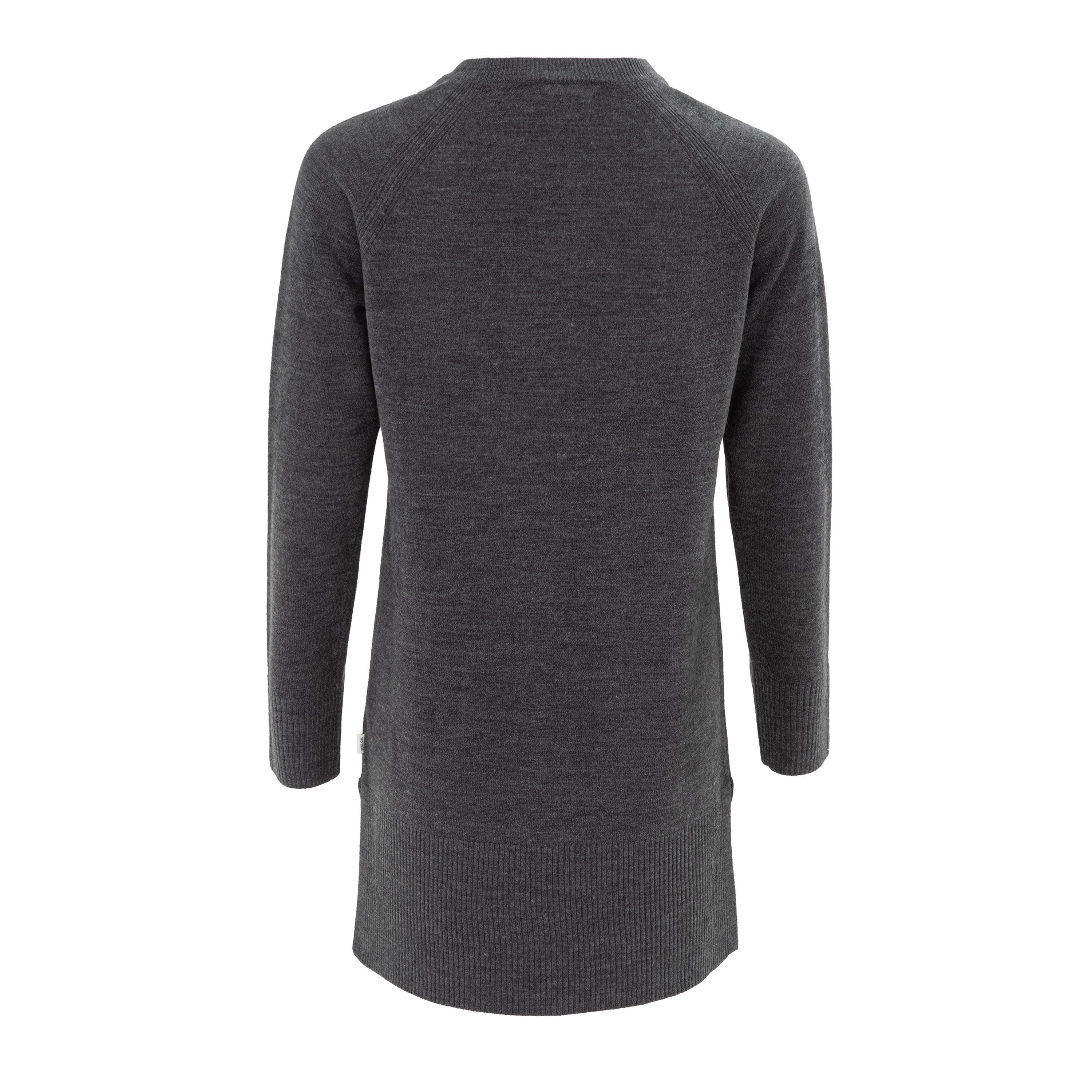 Charcoal - SoulCal - Cal Women Long Sleeve Knitwear Dress - 2